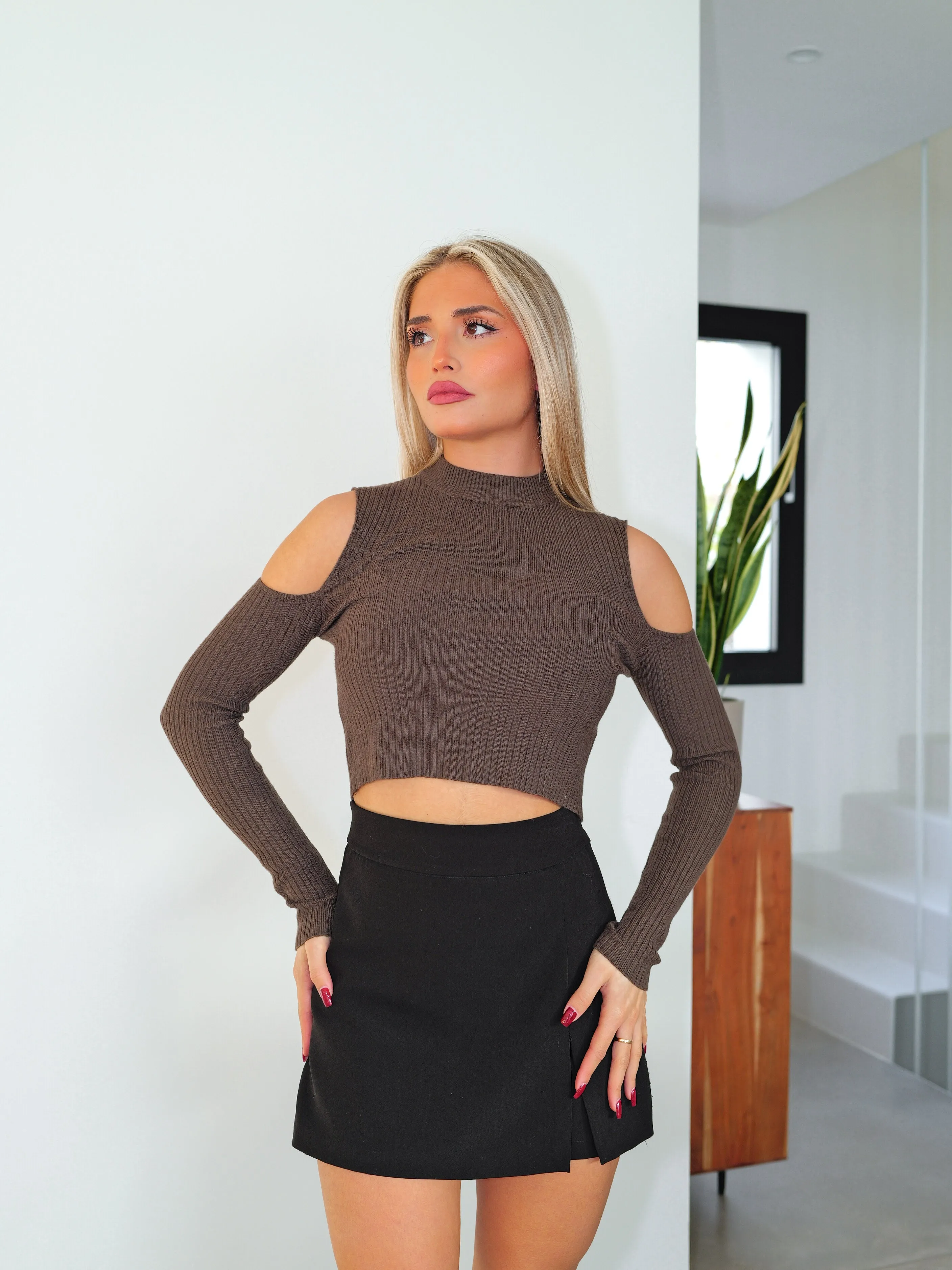 Jersey hombro canale chocolate sold by Sorellas product image thumbnail 2