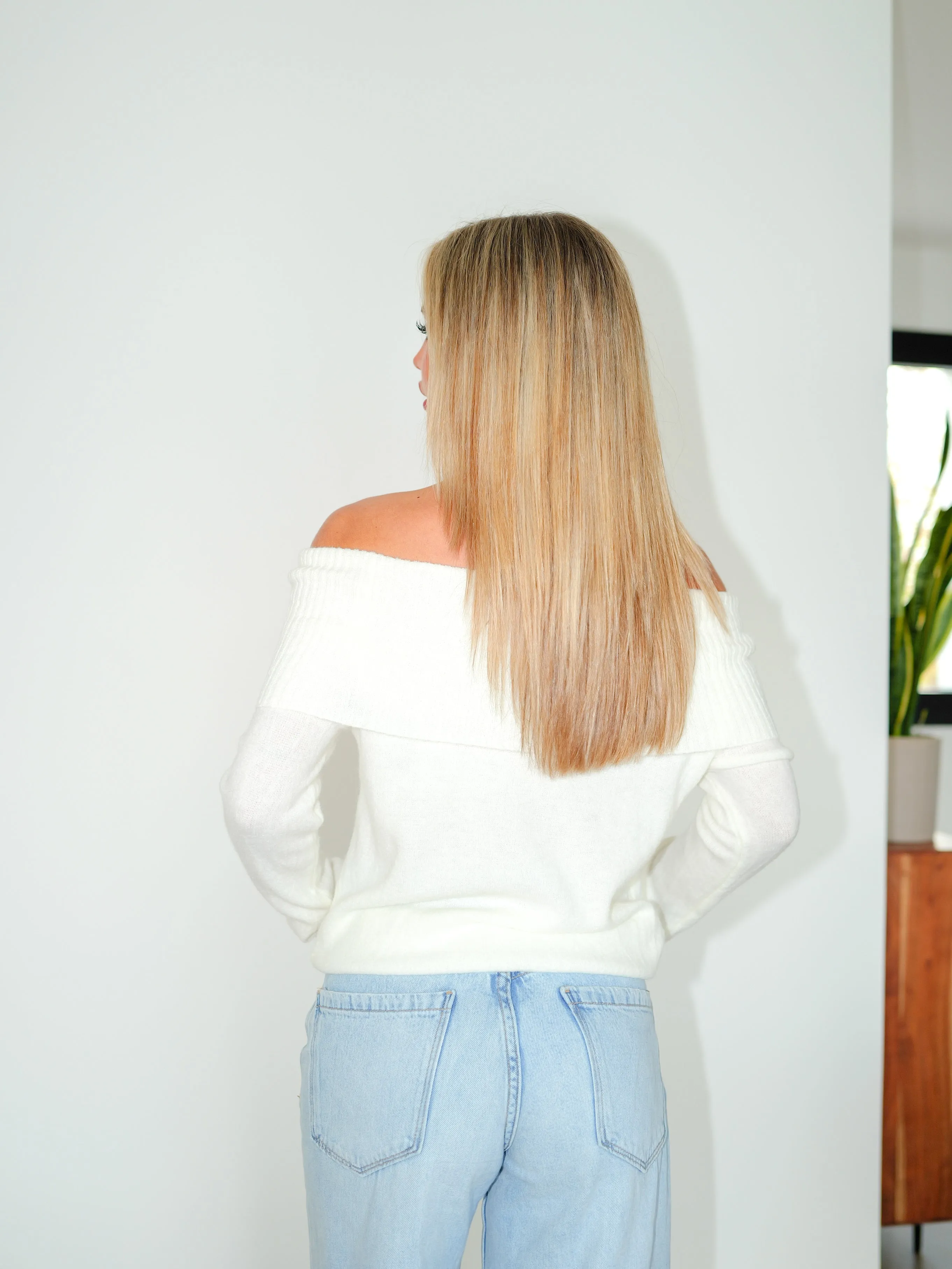 Jersey bardot mangas blanco sold by Sorellas product image thumbnail 4