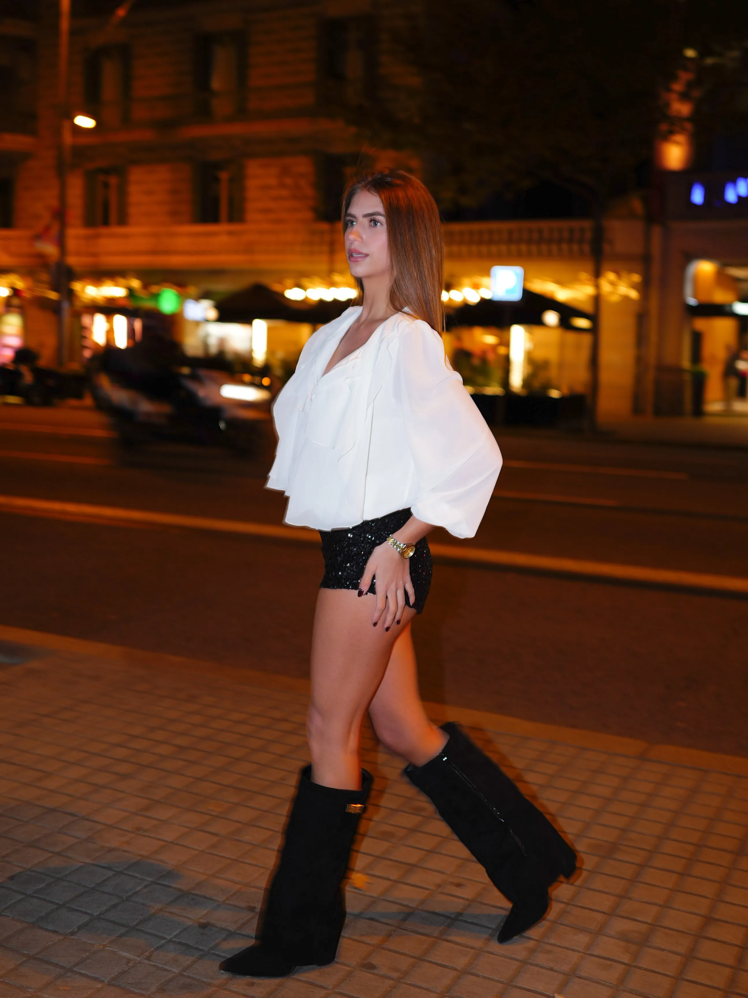 Blusa volante romántica blanca sold by Sorellas product image thumbnail 5