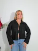 Chaqueta lana negra sold by Sorellas