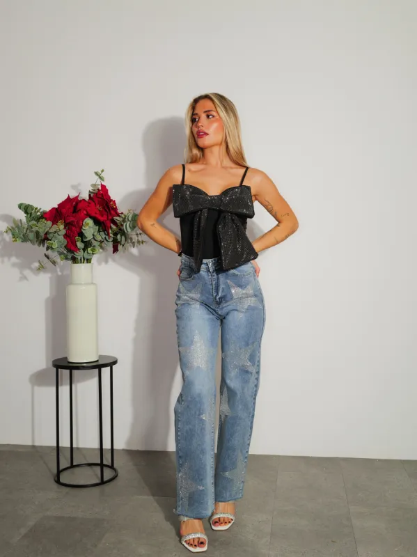 Pantalon tejano estrellas sold by Sorellas