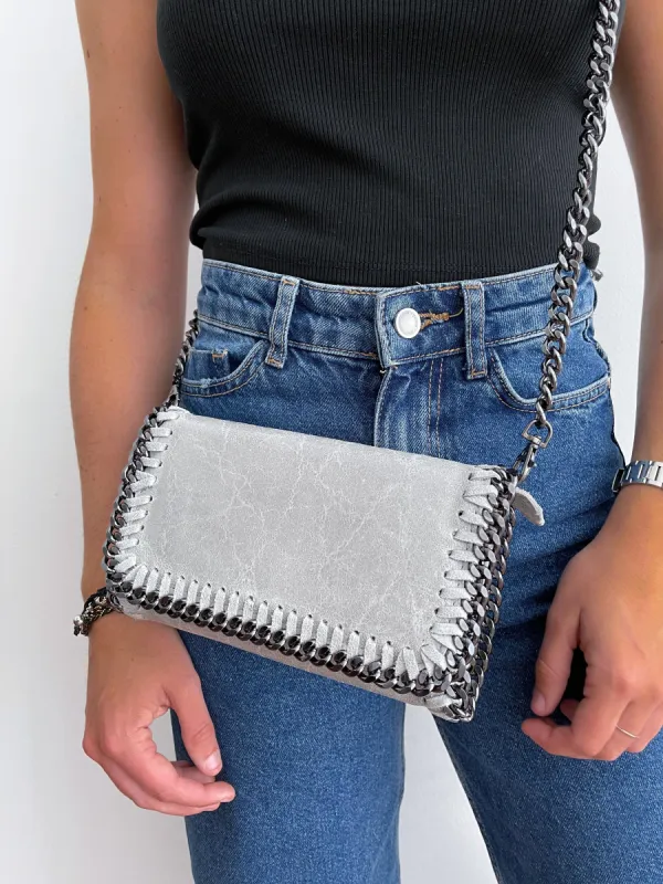Bolso midi piel hielo sold by Sorellas