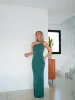 Vestido largo anilla asim botella sold by Sorellas