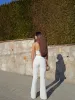 Conjunto largo botones blanco sold by Sorellas