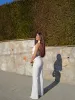 Conjunto largo botones blanco sold by Sorellas