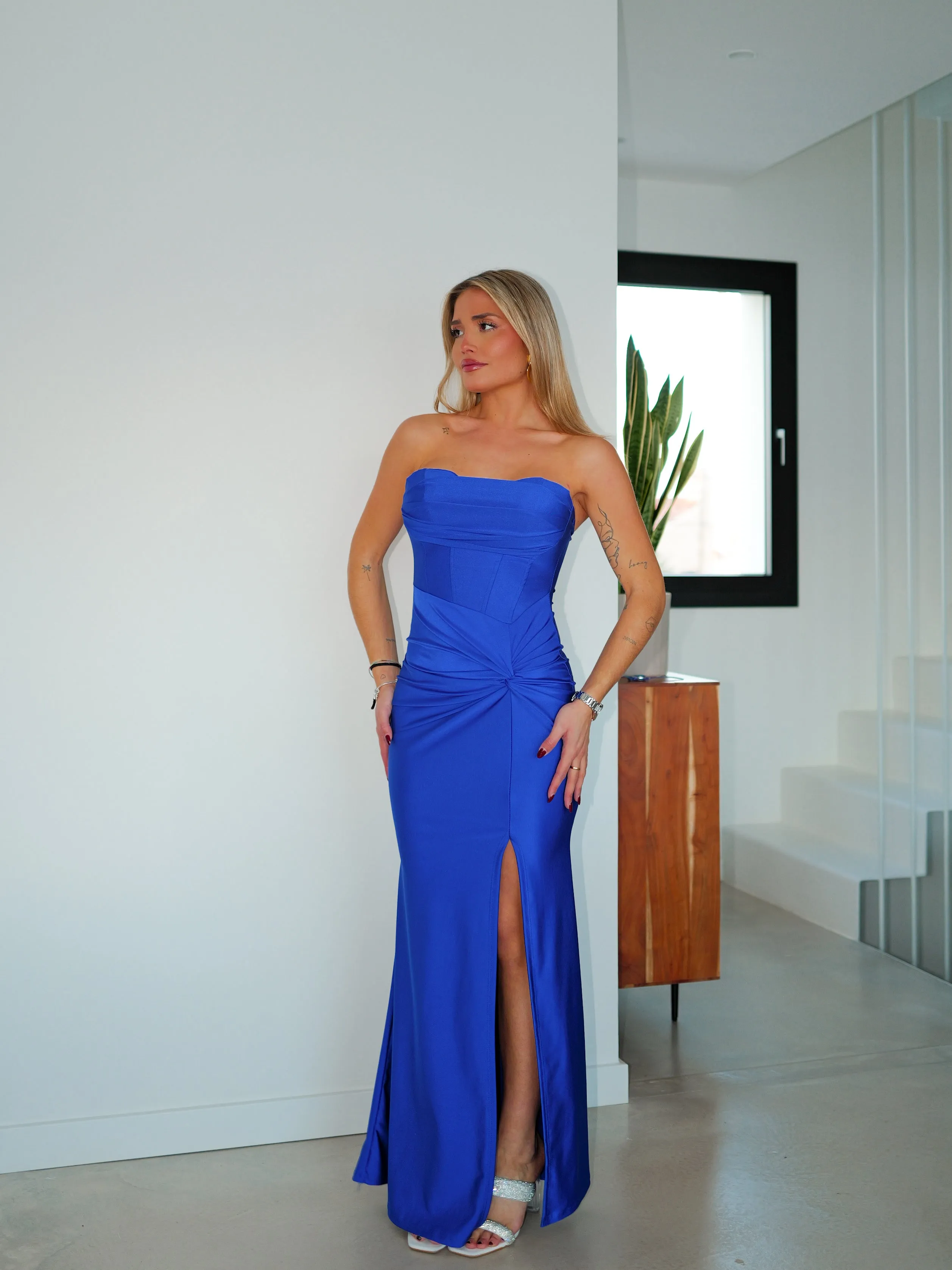 Vestido corsé banda corazón nudo azul sold by Sorellas product image thumbnail 2