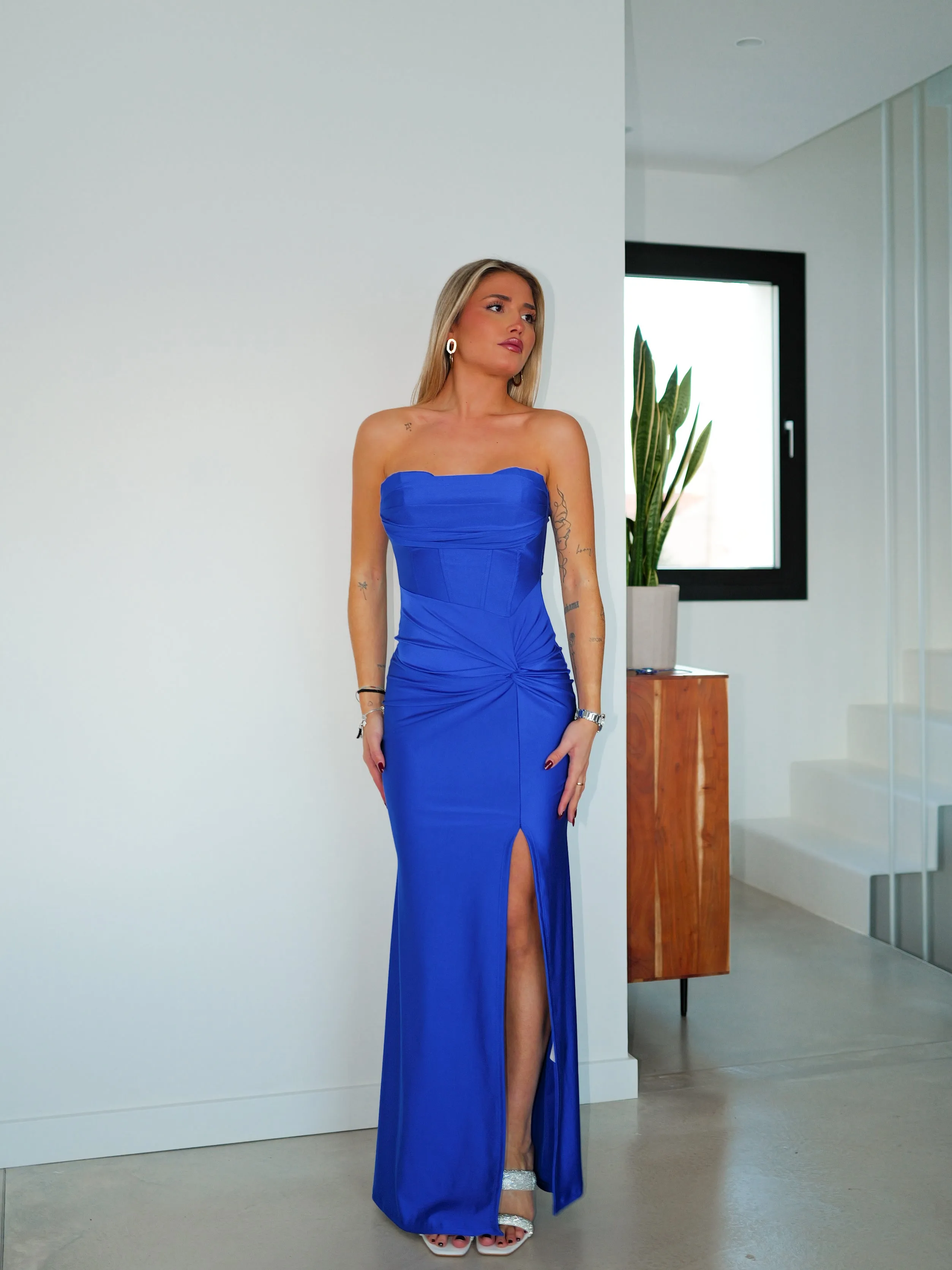 Vestido corsé banda corazón nudo azul sold by Sorellas product image thumbnail 4
