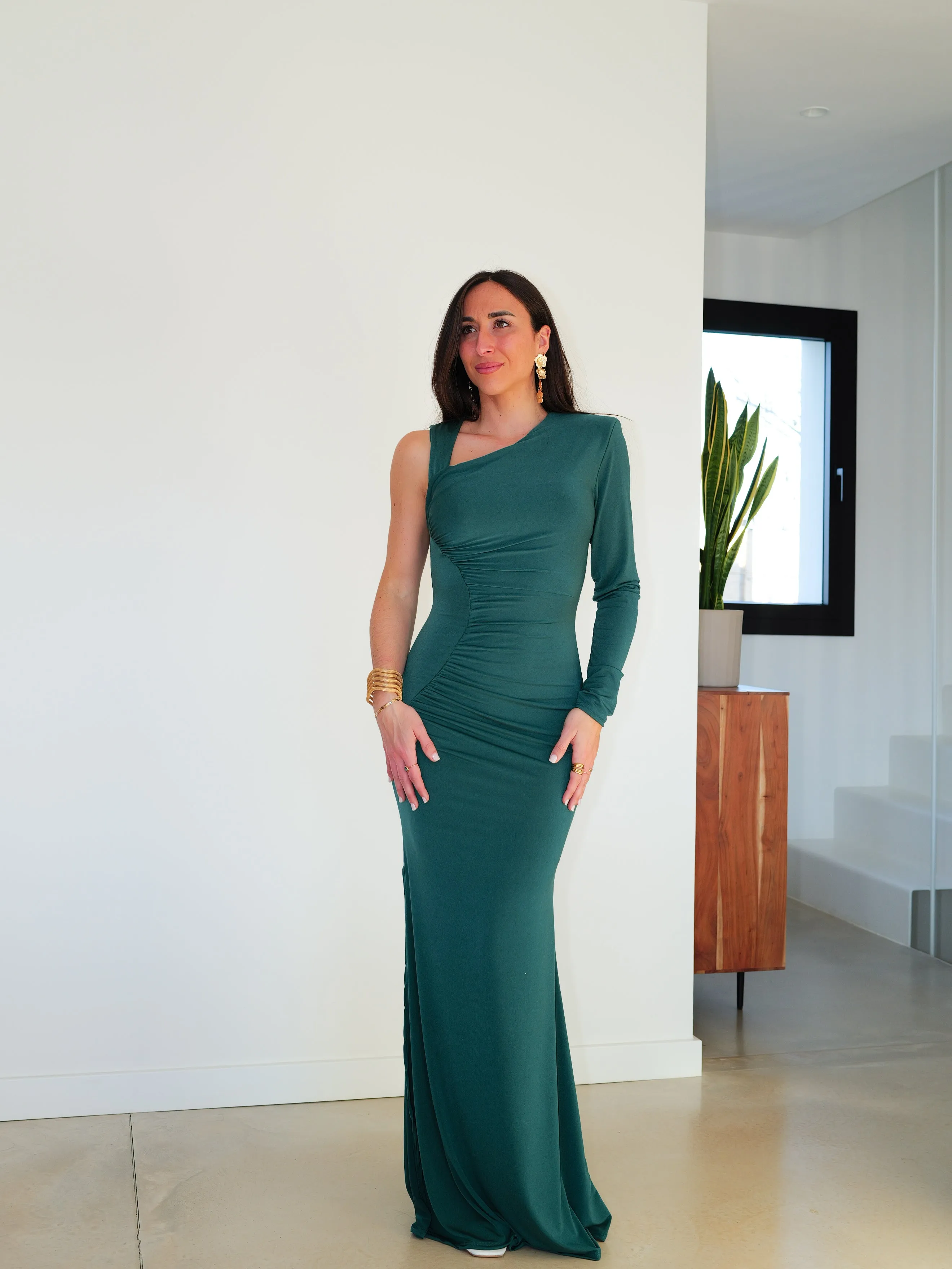 Vestido frunce asim manga botella sold by Sorellas product image thumbnail 2