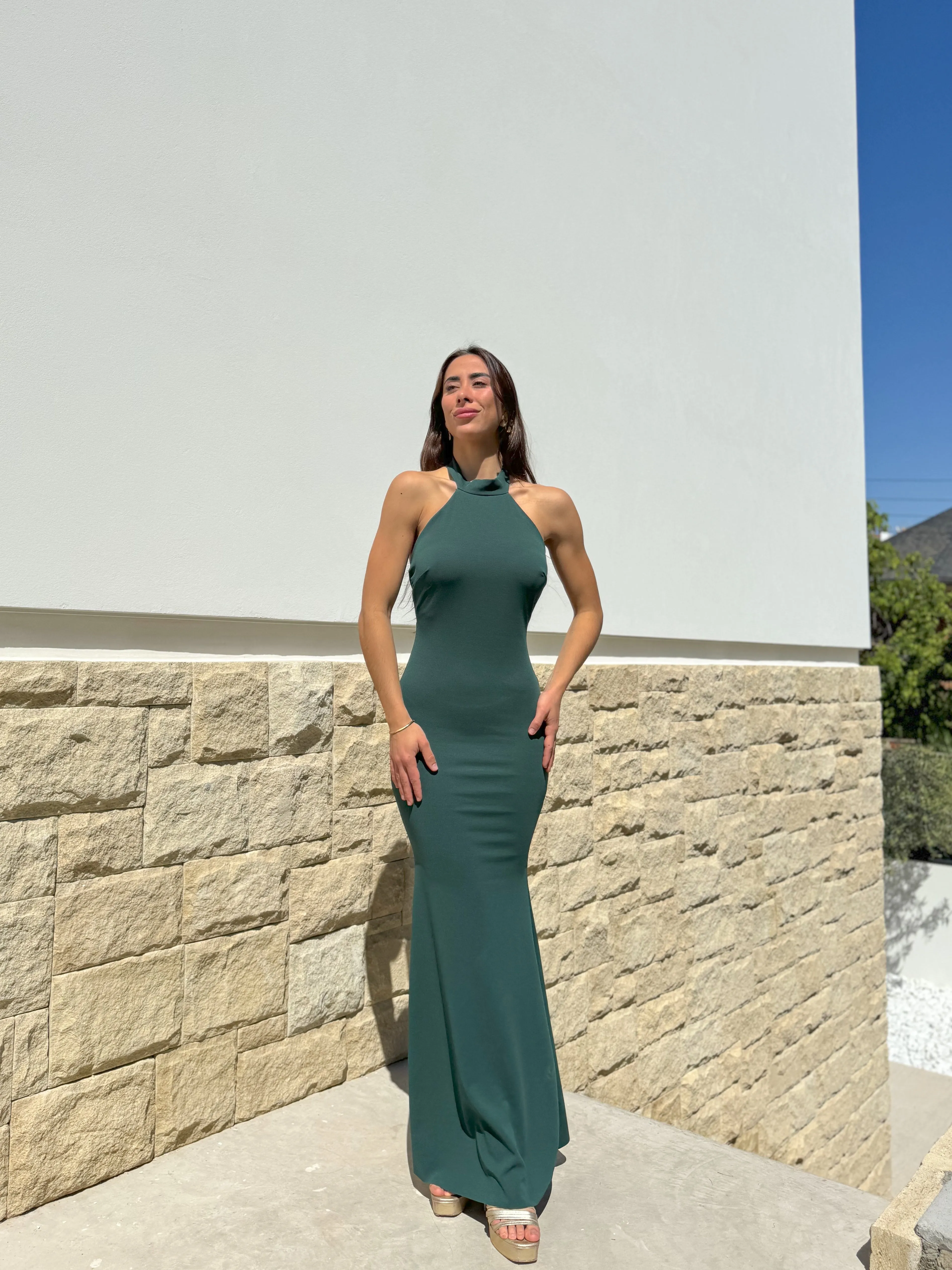 Vestido halter sirena botella sold by Sorellas product image thumbnail 2