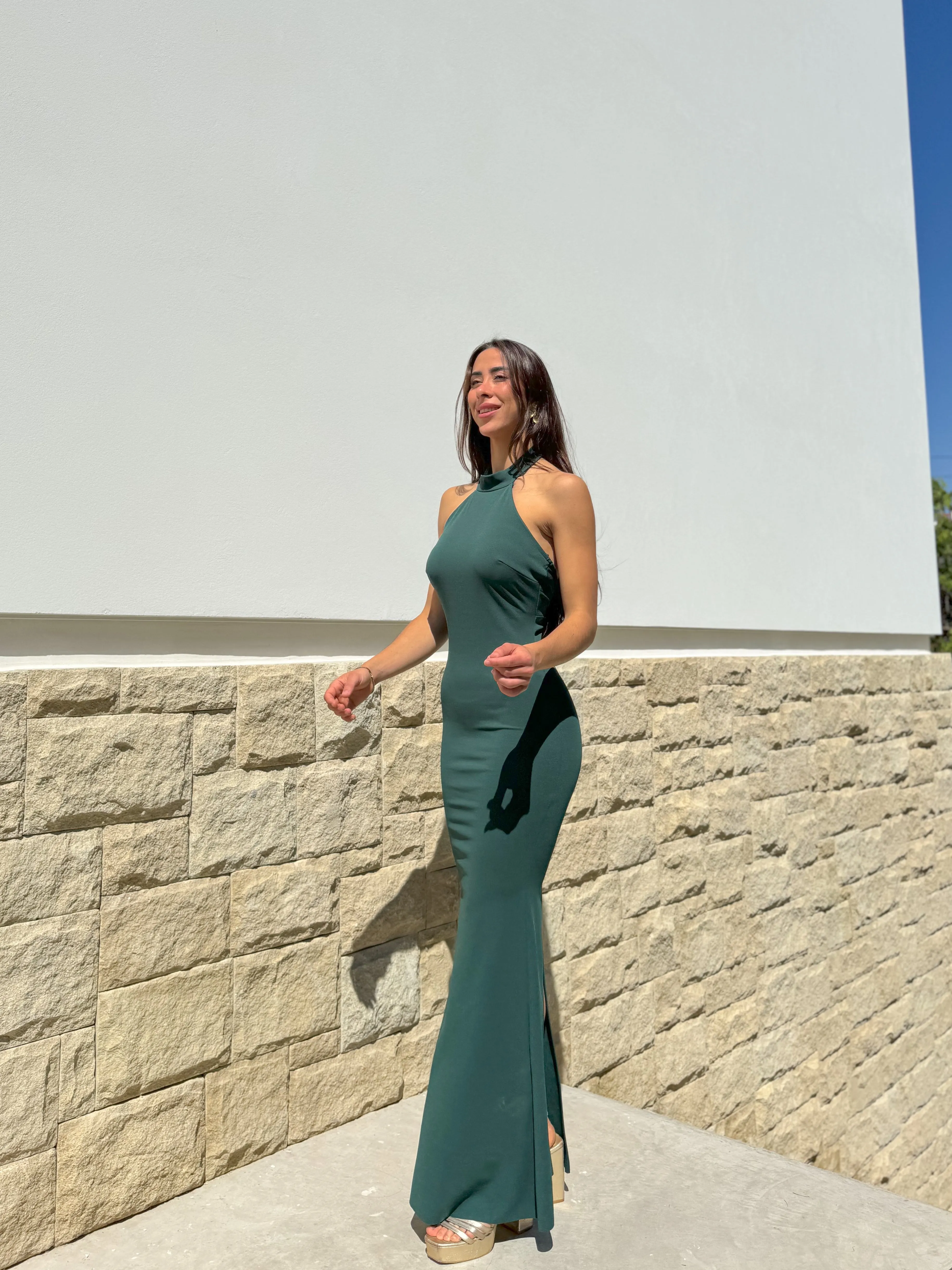 Vestido halter sirena botella sold by Sorellas product image thumbnail 4