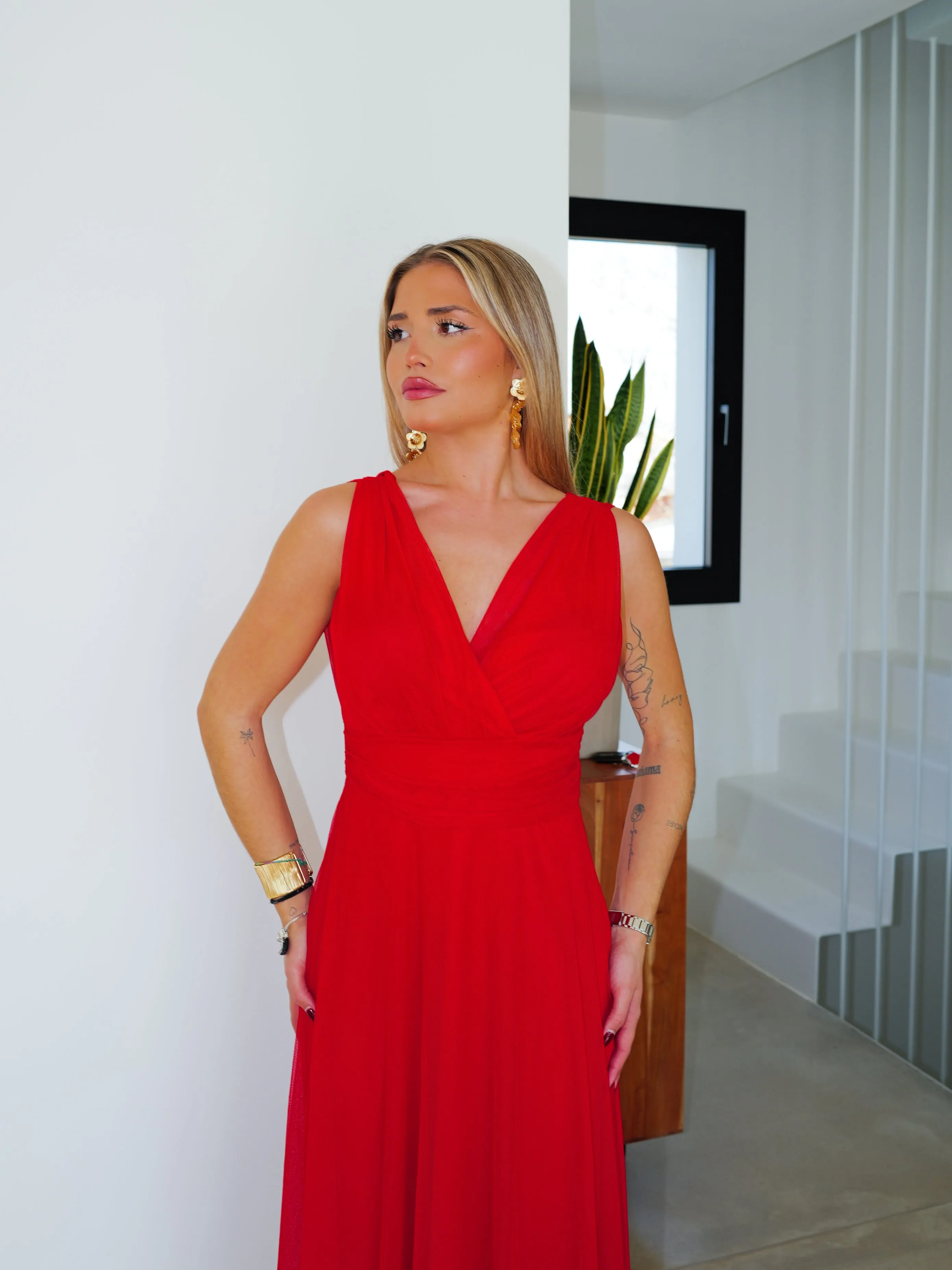 Vestido tulle pico rojo sold by Sorellas product image thumbnail 2