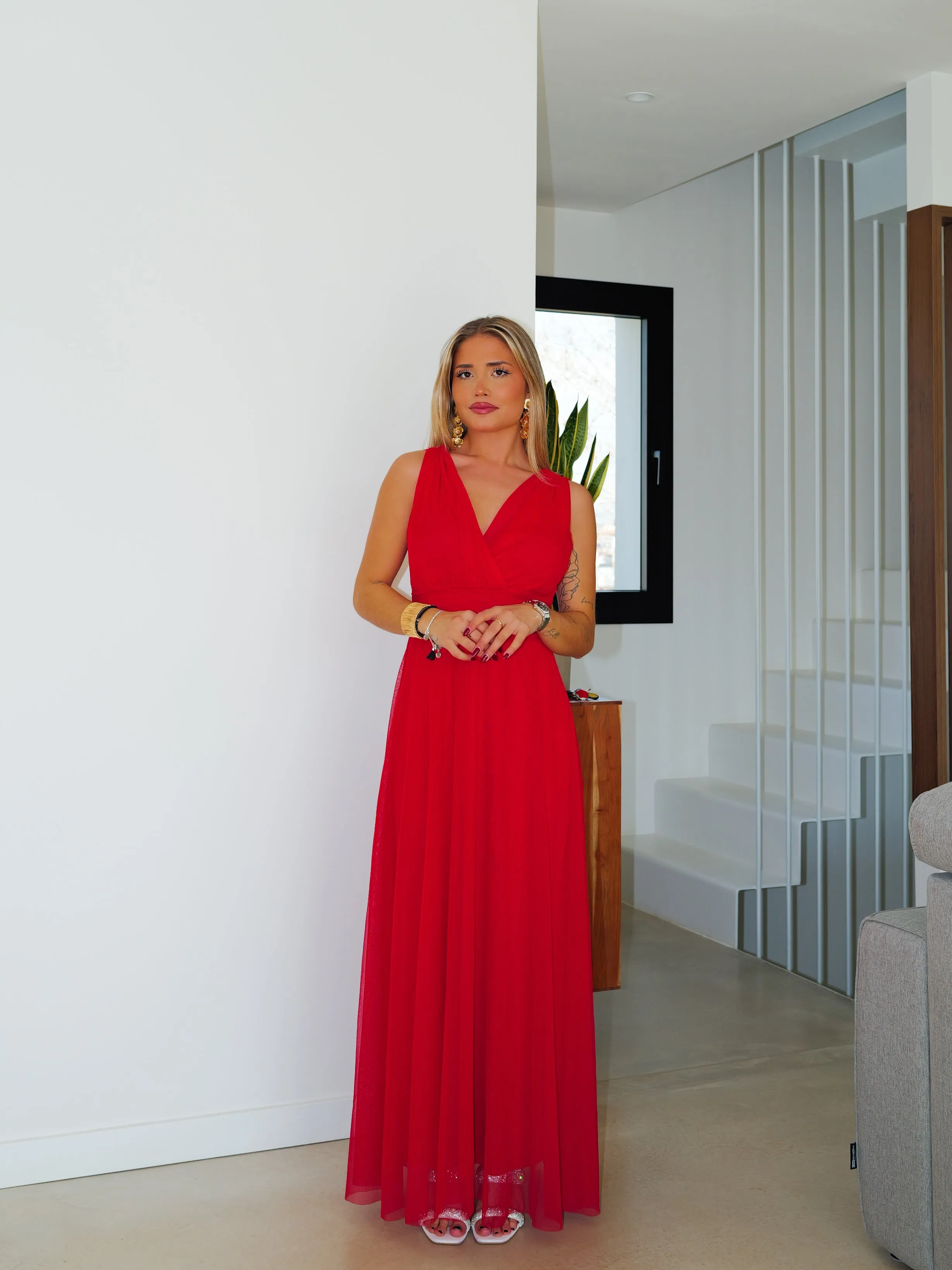 Vestido tulle pico rojo sold by Sorellas product image thumbnail 4