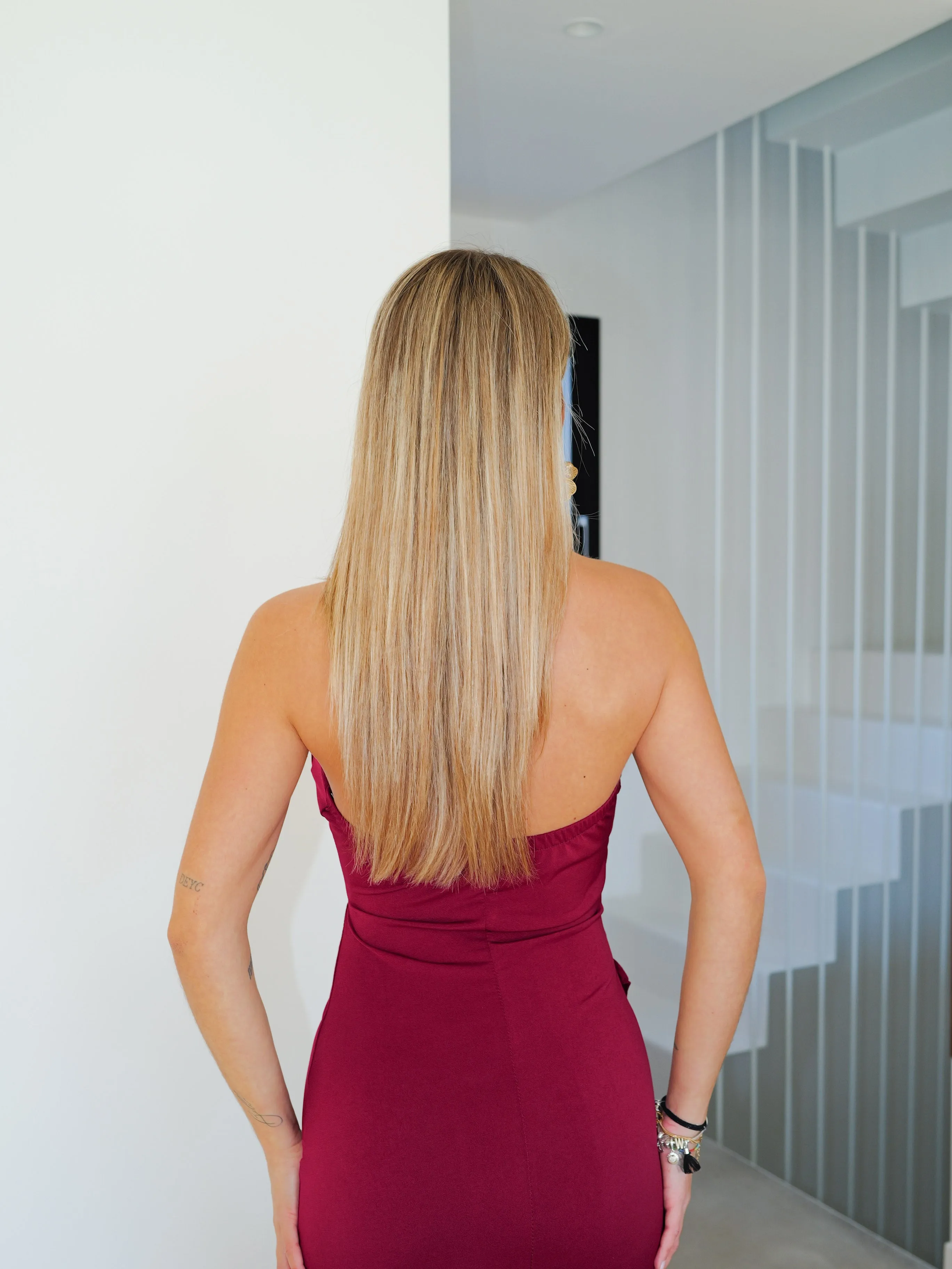 Vestido choker cut banda burdeos sold by Sorellas product image thumbnail 4