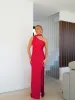 Vestido asim satin choker burdeos sold by Sorellas