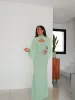 Vestido tirantes mangas gasa menta sold by Sorellas