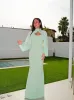 Vestido tirantes mangas gasa menta sold by Sorellas
