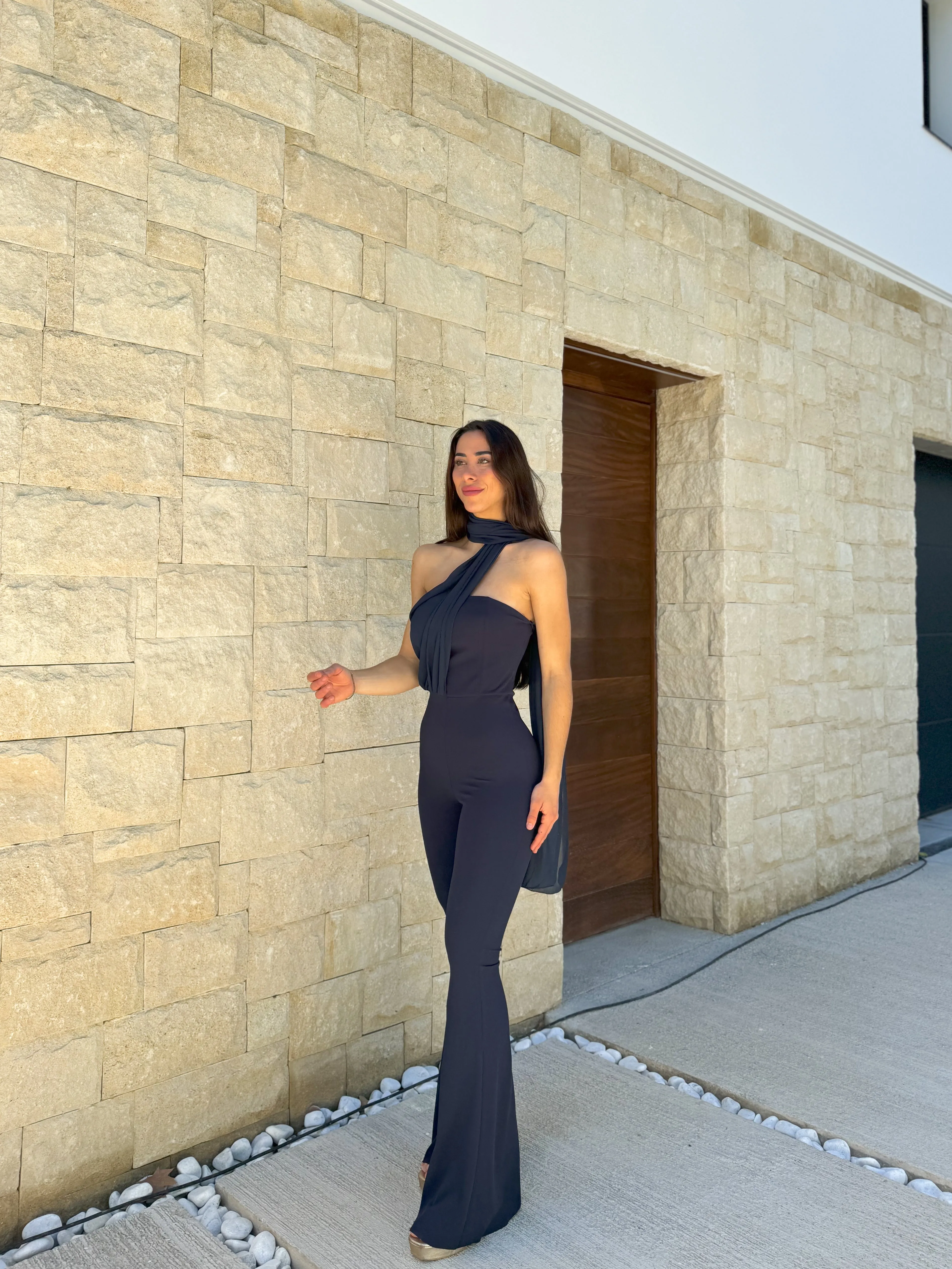 Mono multi tulle marino sold by Sorellas