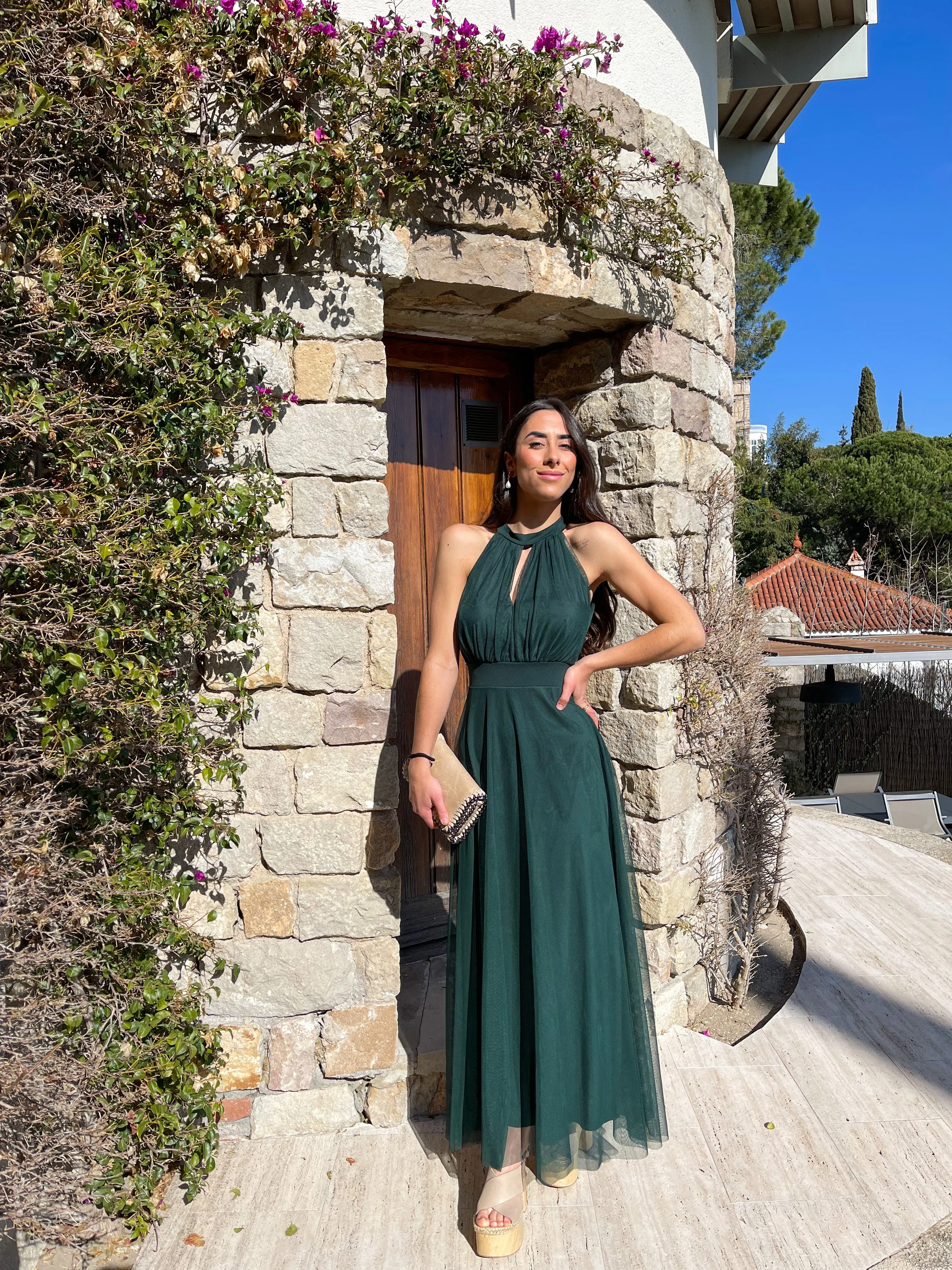 Vestido banda halter tulle botella sold by Sorellas product image thumbnail 5