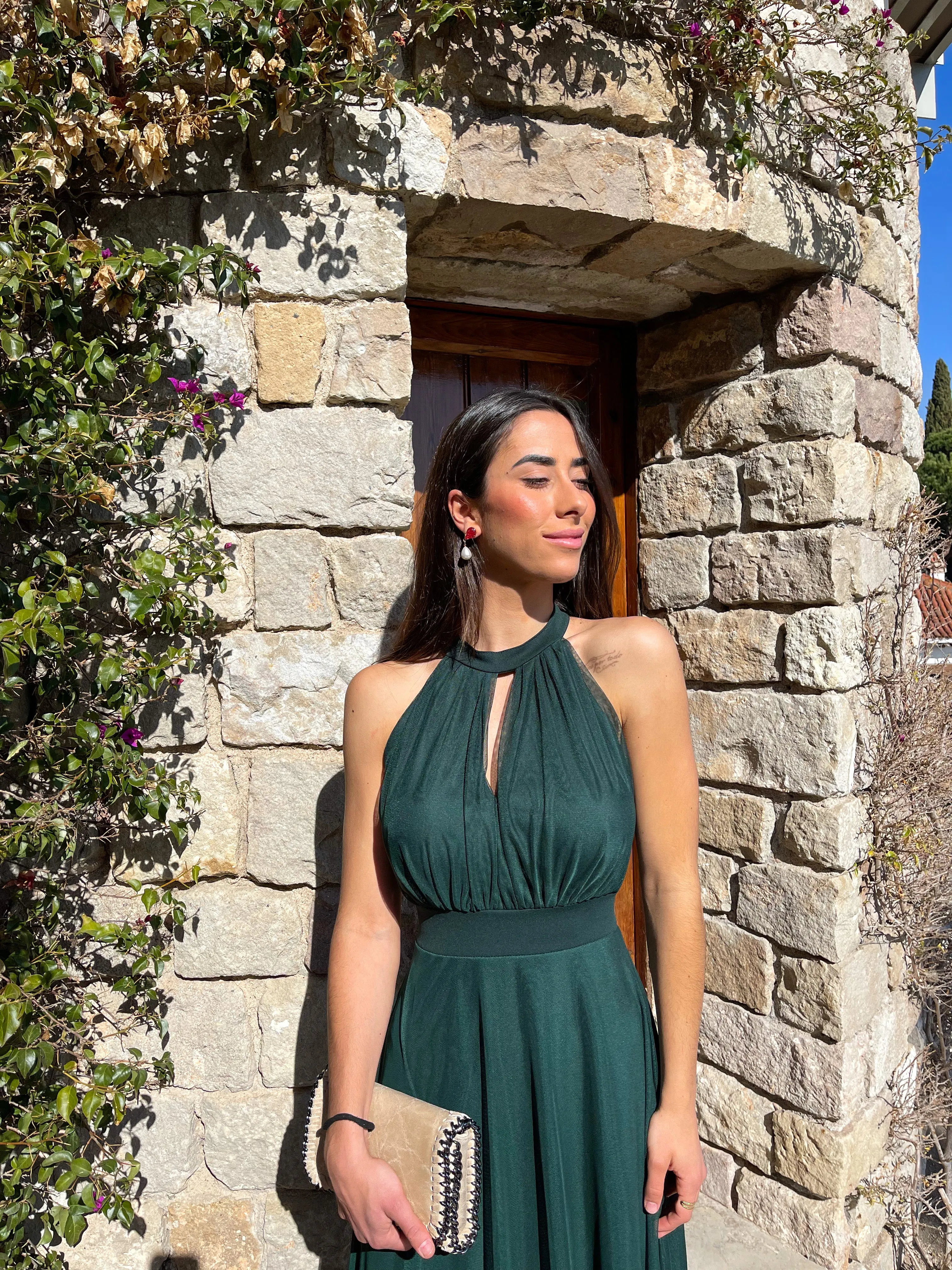 Vestido banda halter tulle botella sold by Sorellas product image thumbnail 4