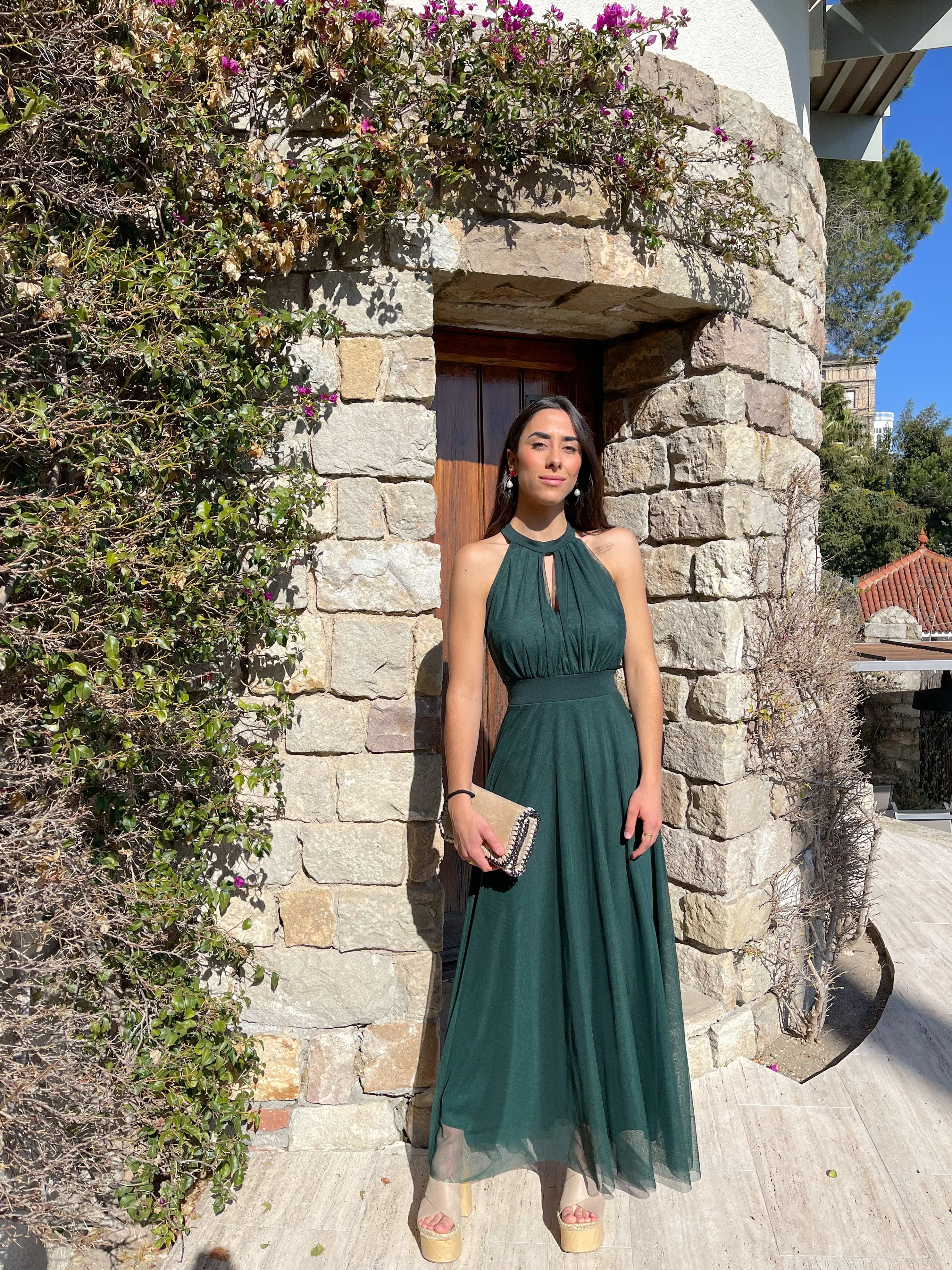 Vestido banda halter tulle botella sold by Sorellas product image thumbnail 3