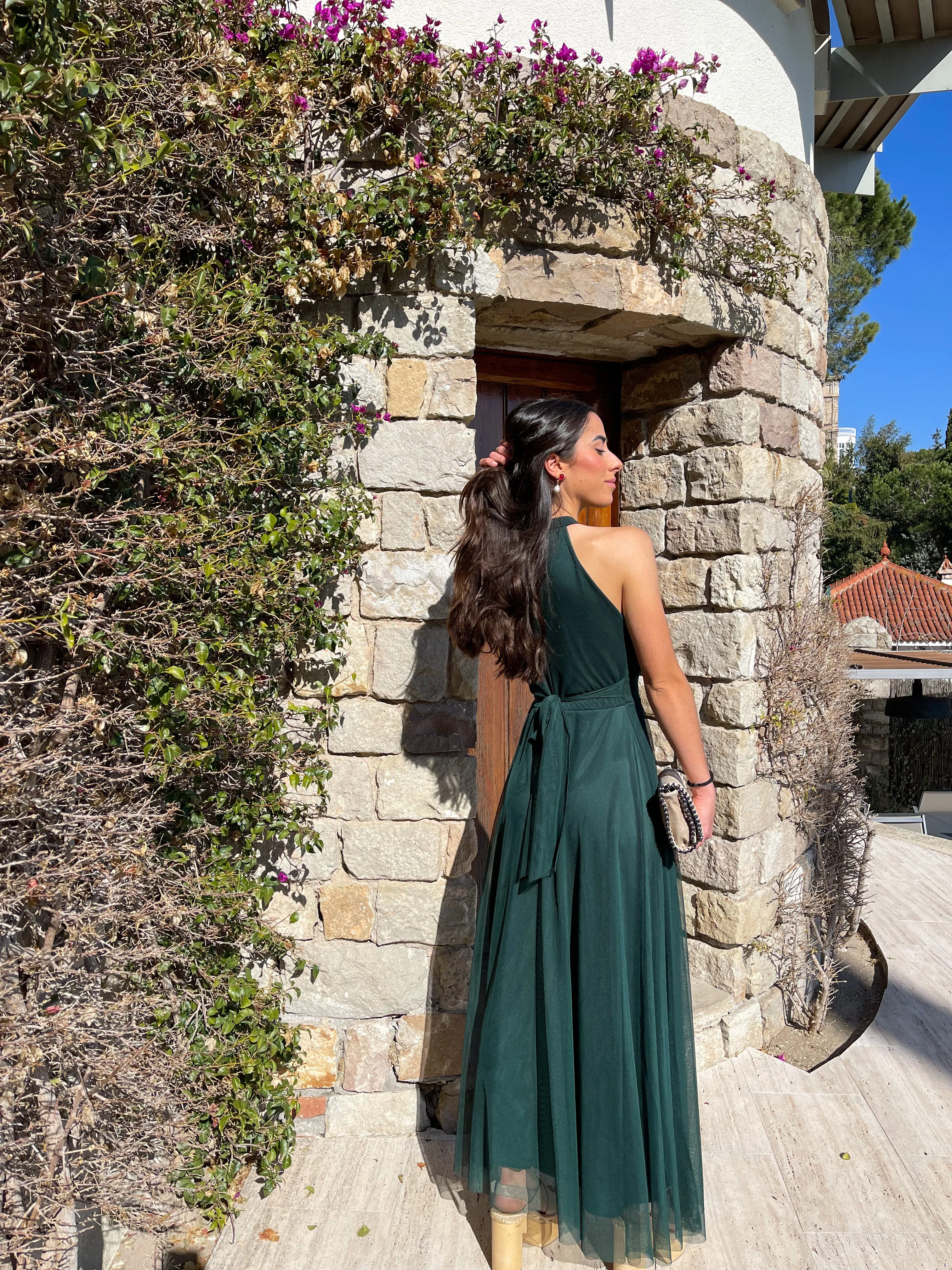 Vestido banda halter tulle botella sold by Sorellas product image thumbnail 2