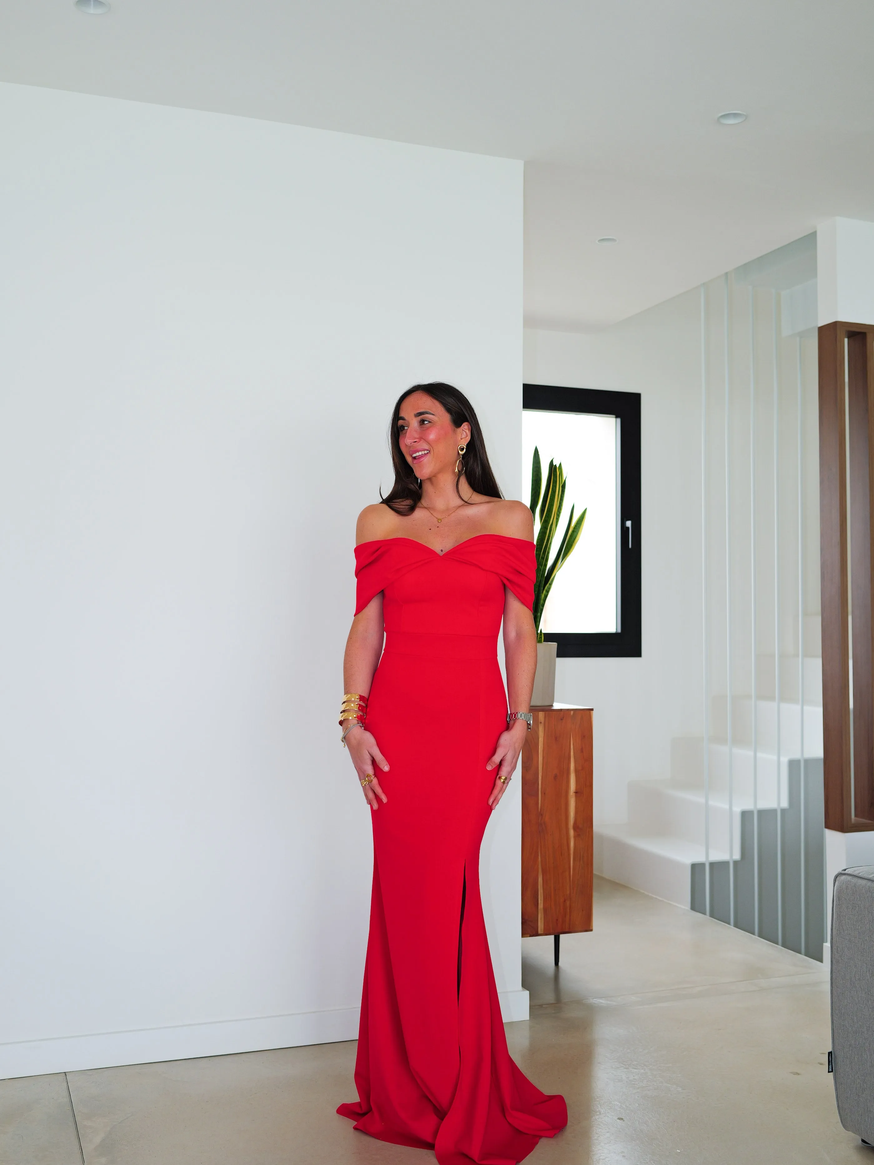 Vestido bardot efecto lazo rojo sold by Sorellas product image thumbnail 5