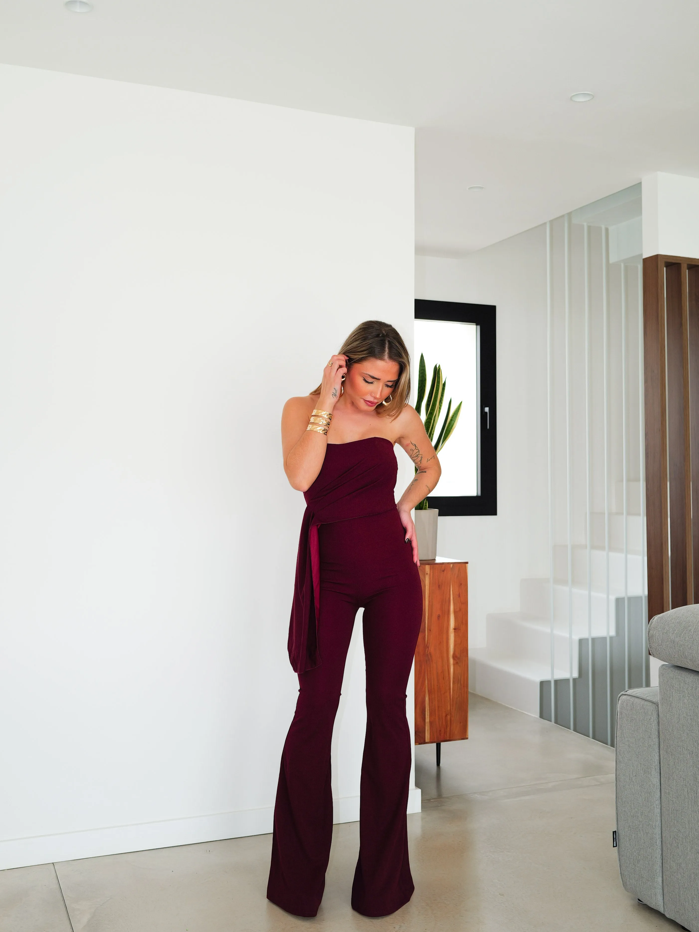 Mono palabra banda frunce burdeos sold by Sorellas product image thumbnail 4