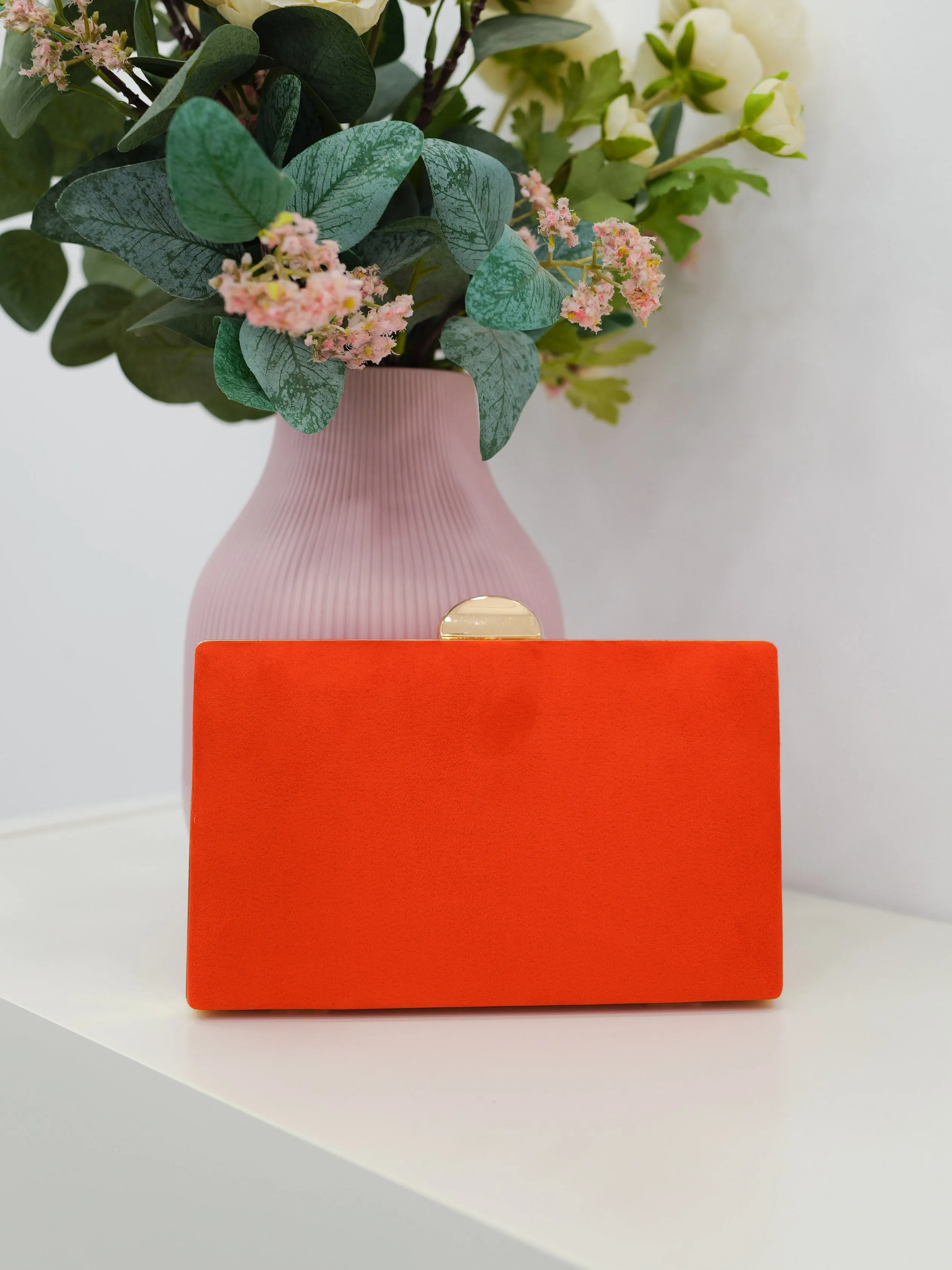 Clutch horizontal redondo naranja sold by Sorellas product image thumbnail 3