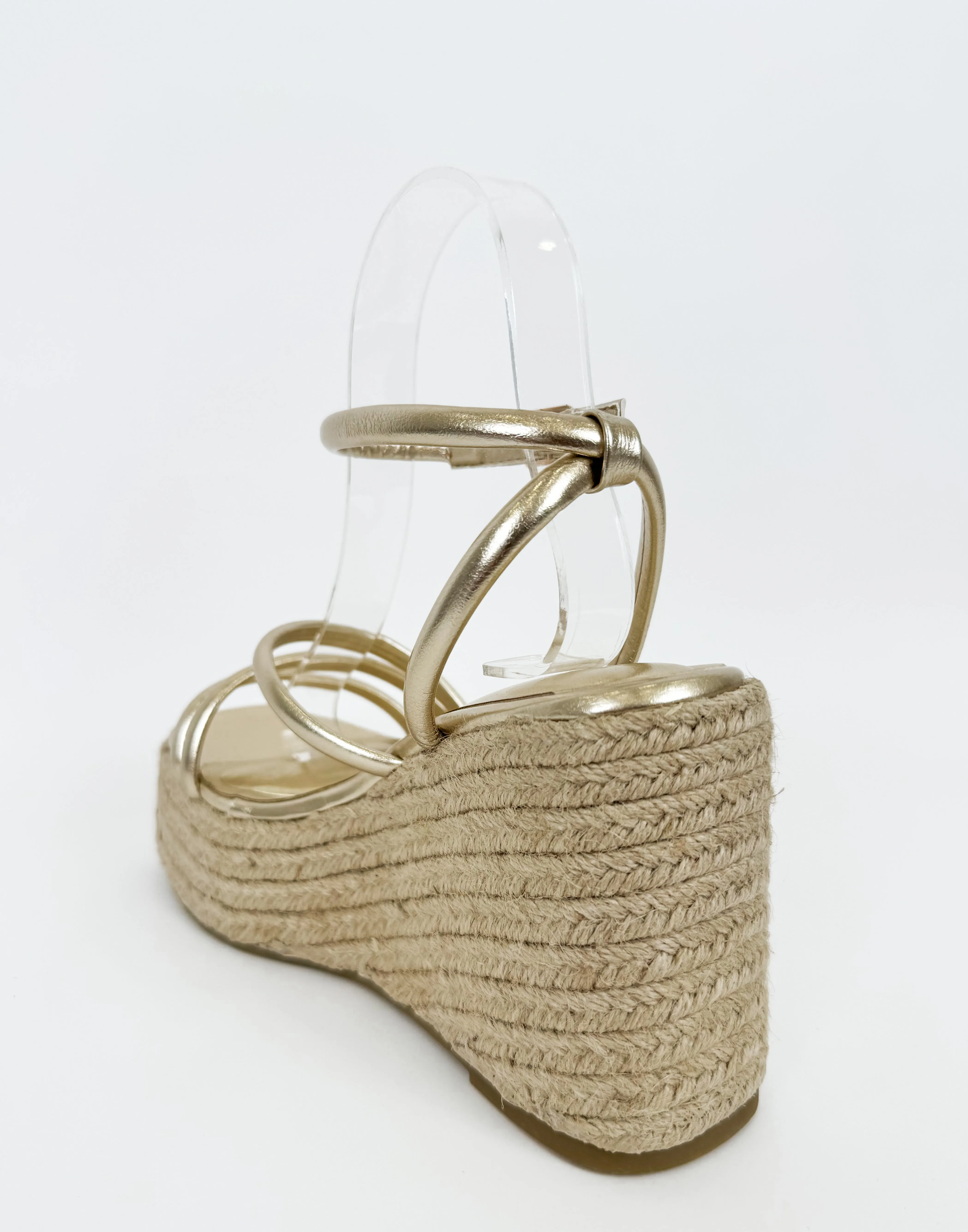 Cuñas plataforma esparto dorado sold by Sorellas product image thumbnail 4