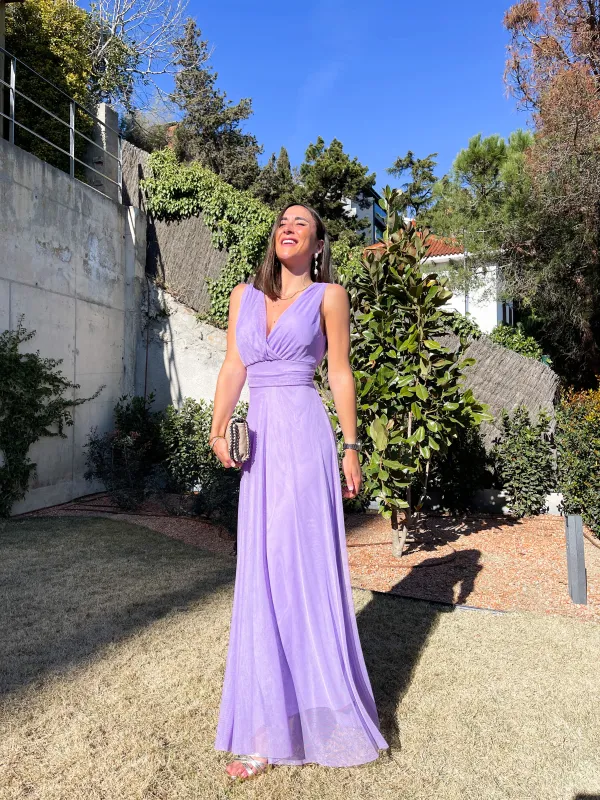 Vestido tulle pico lila sold by Sorellas