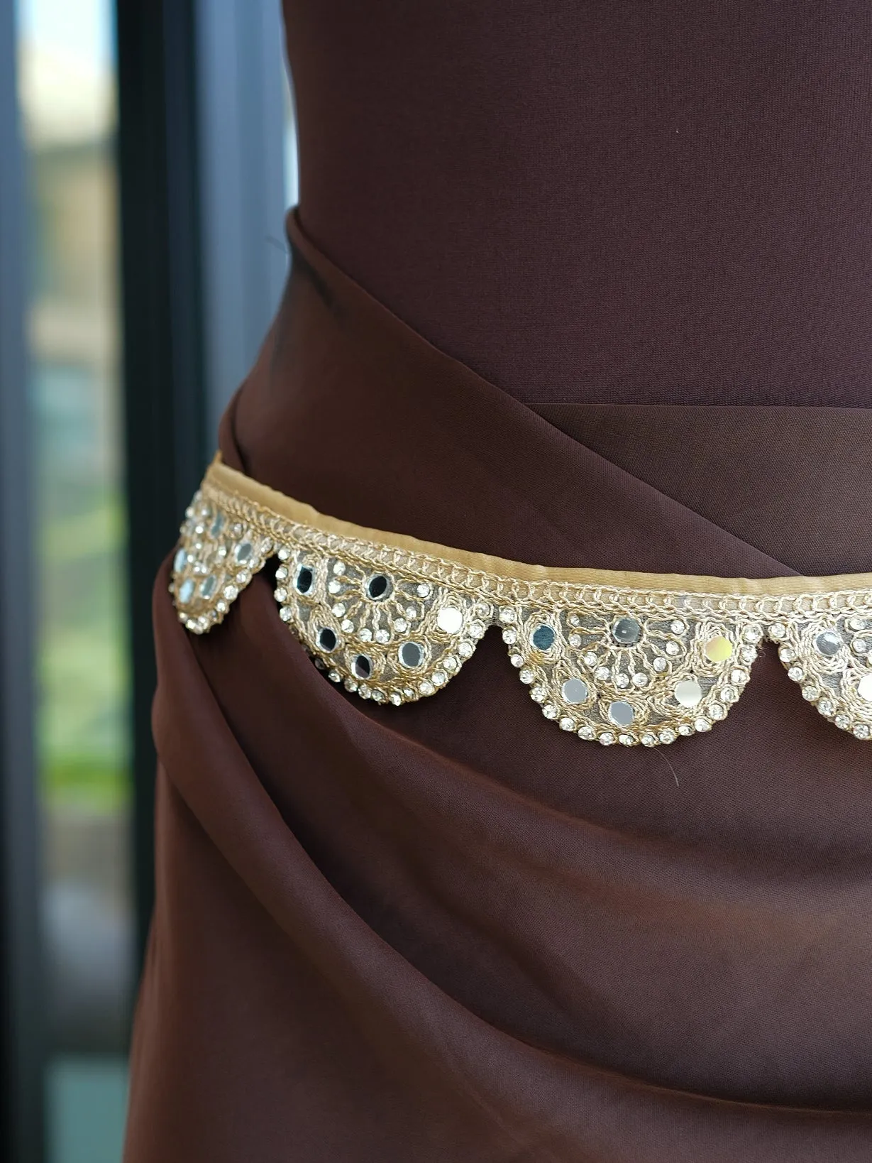 Cinturón espejos ondas dorado sold by Sorellas product image thumbnail 4