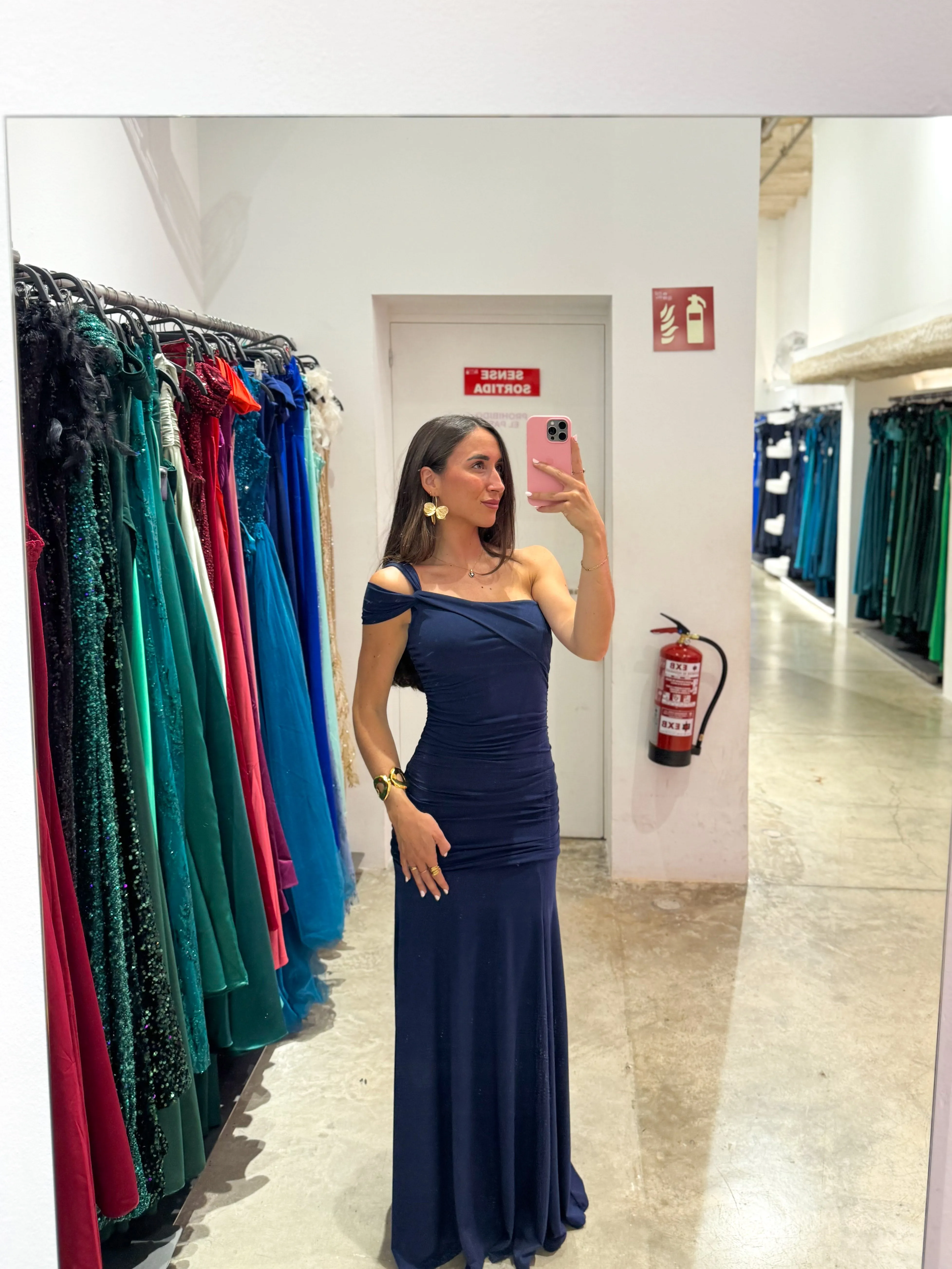 Vestido asim tirante nudo marino sold by Sorellas