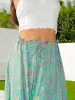 Falda boho larga menta sold by Sorellas
