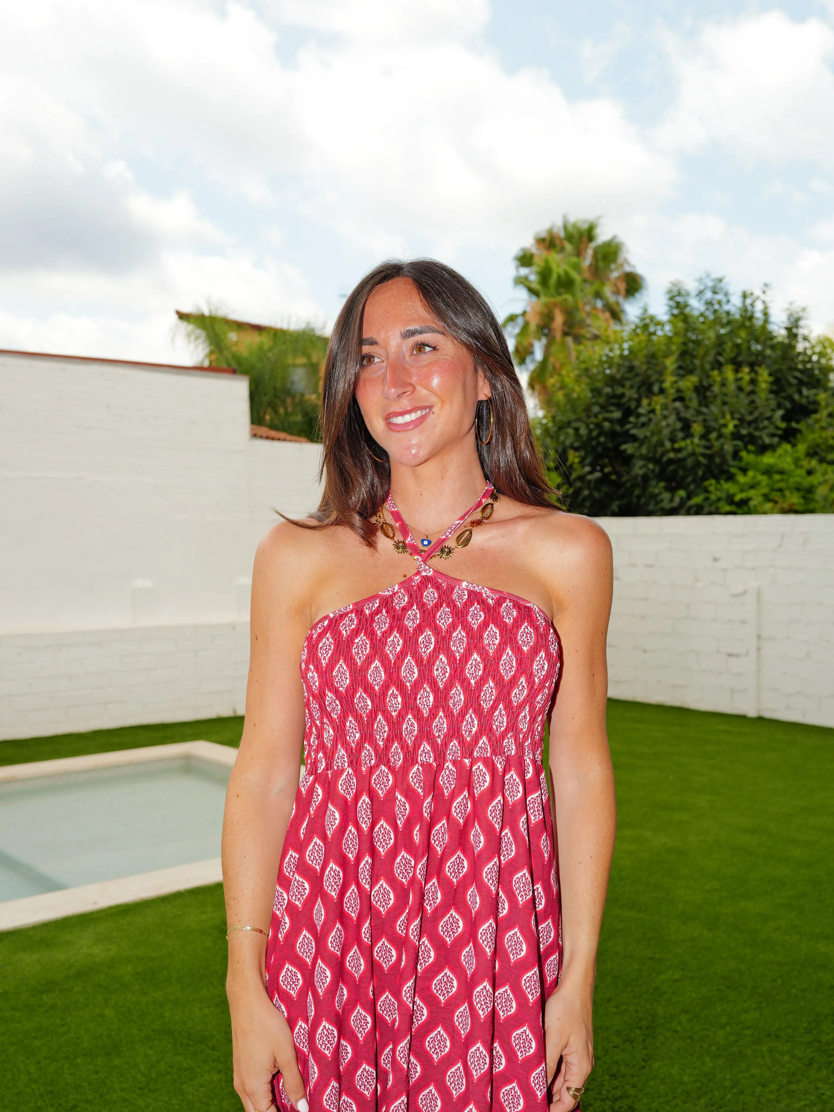 Vestido midi nido burdeos sold by Sorellas product image thumbnail 5