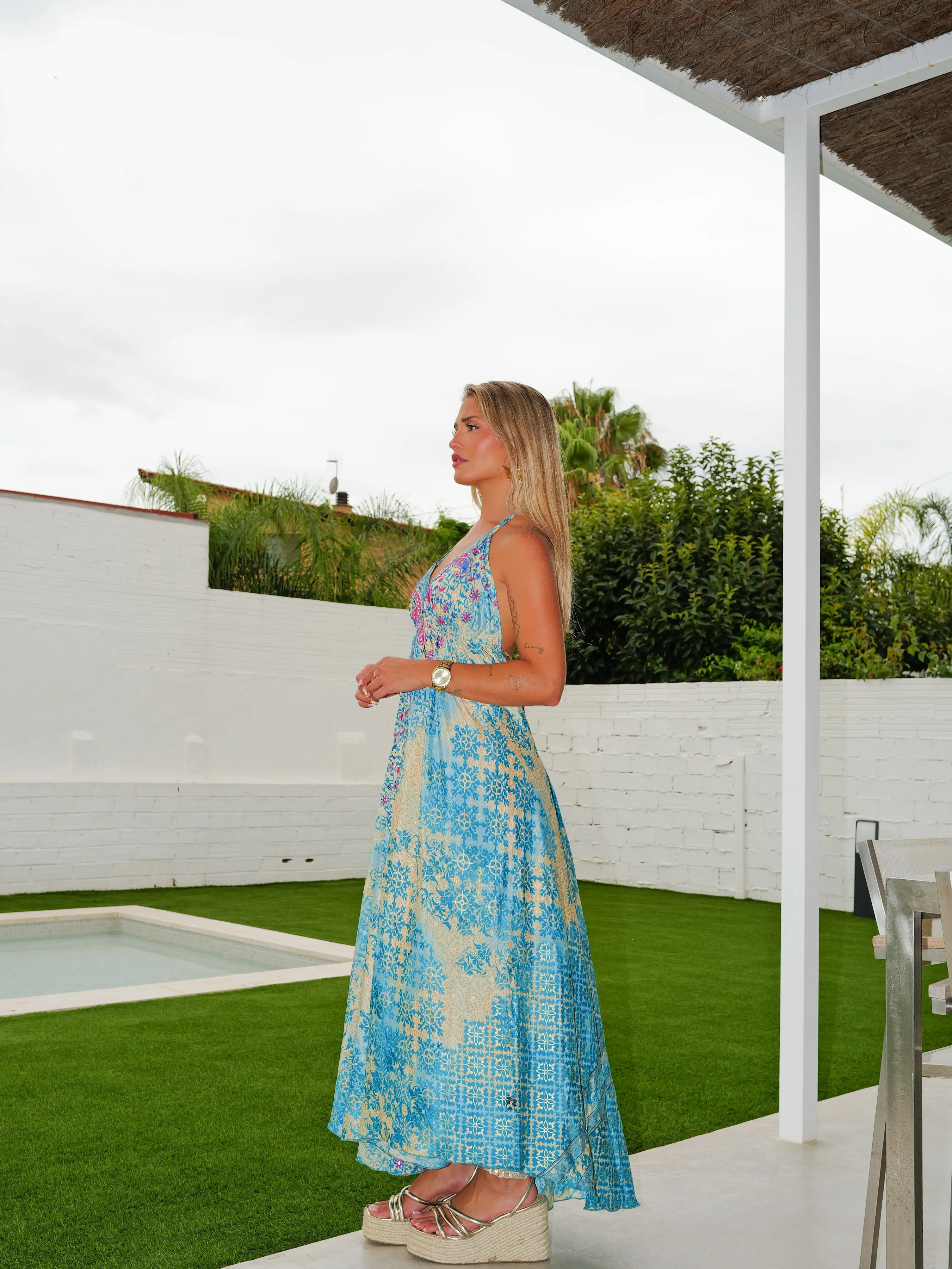 Vestido boho encaje capri sold by Sorellas product image thumbnail 5