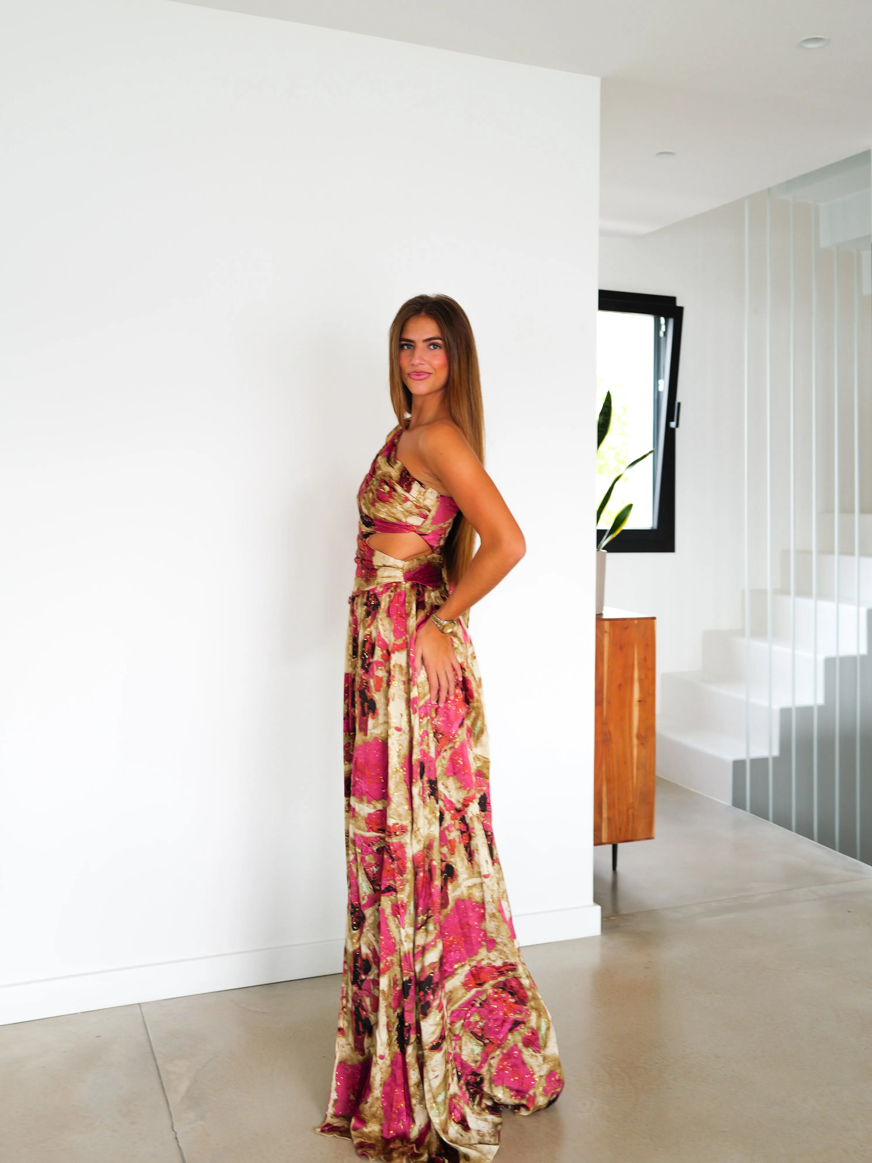 Vestido tulle manga asim estampado sold by Sorellas product image thumbnail 4