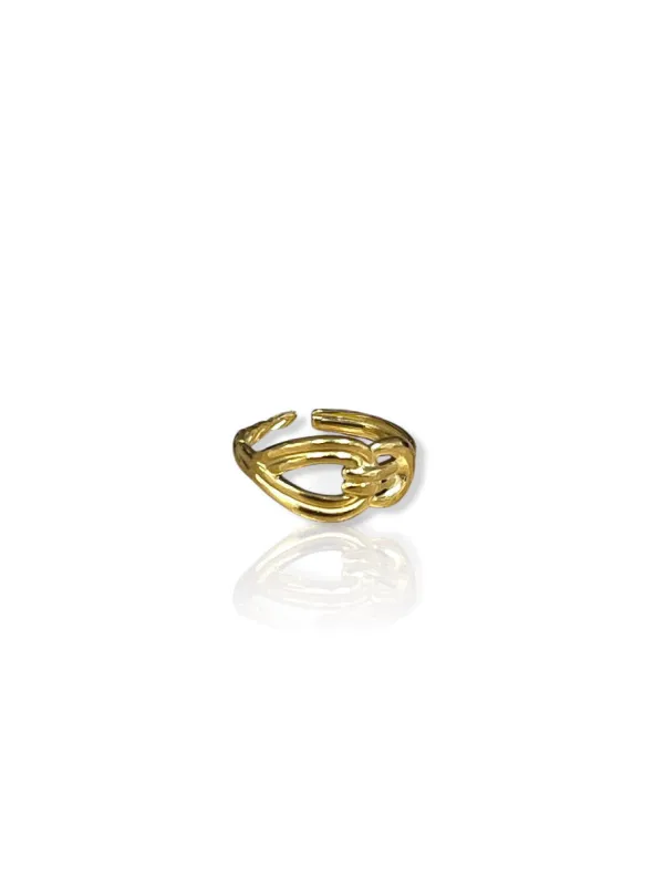 Anillo lazo dorado sold by Sorellas