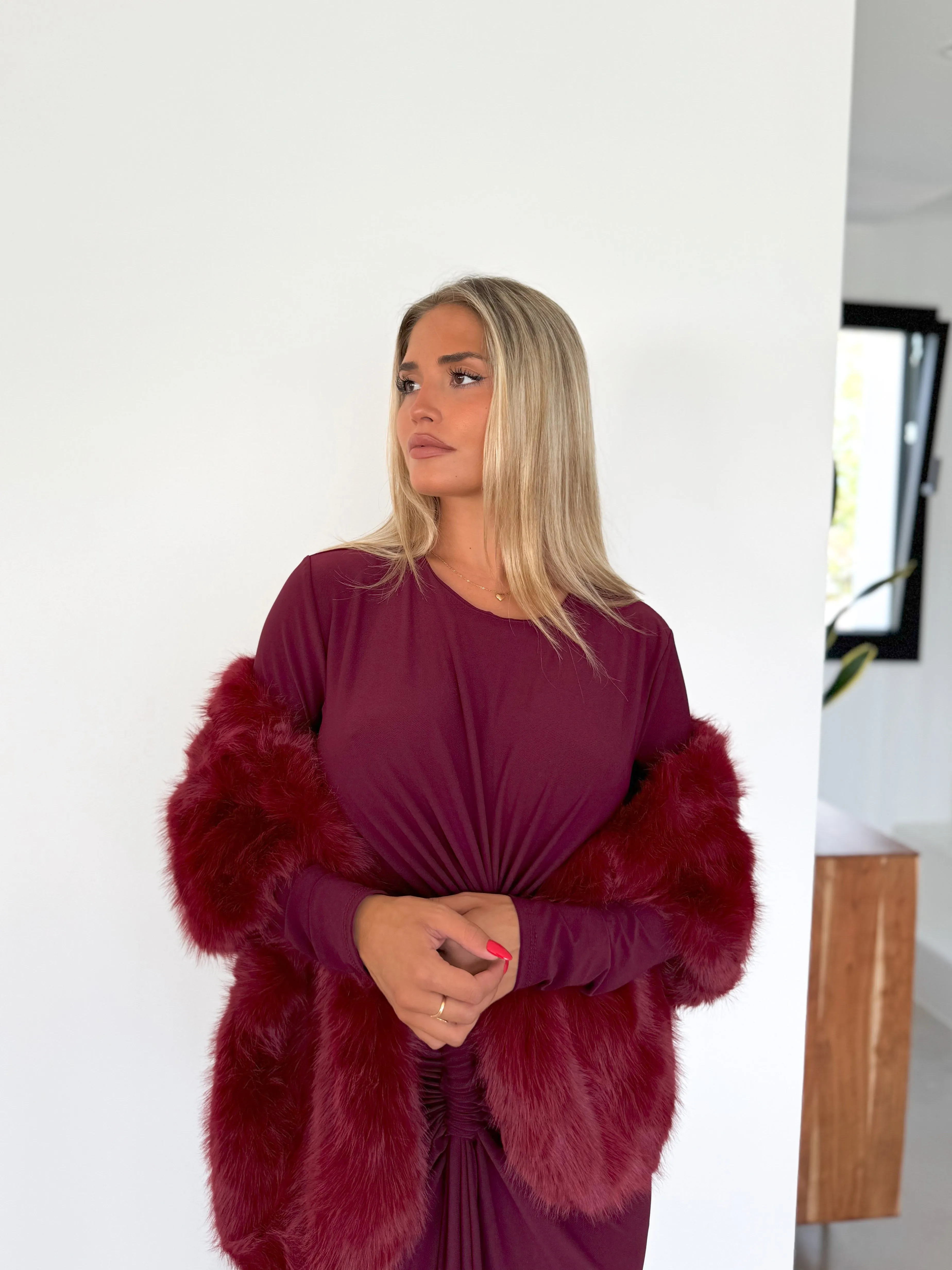 Estola evento pelo burdeos sold by Sorellas product image thumbnail 5