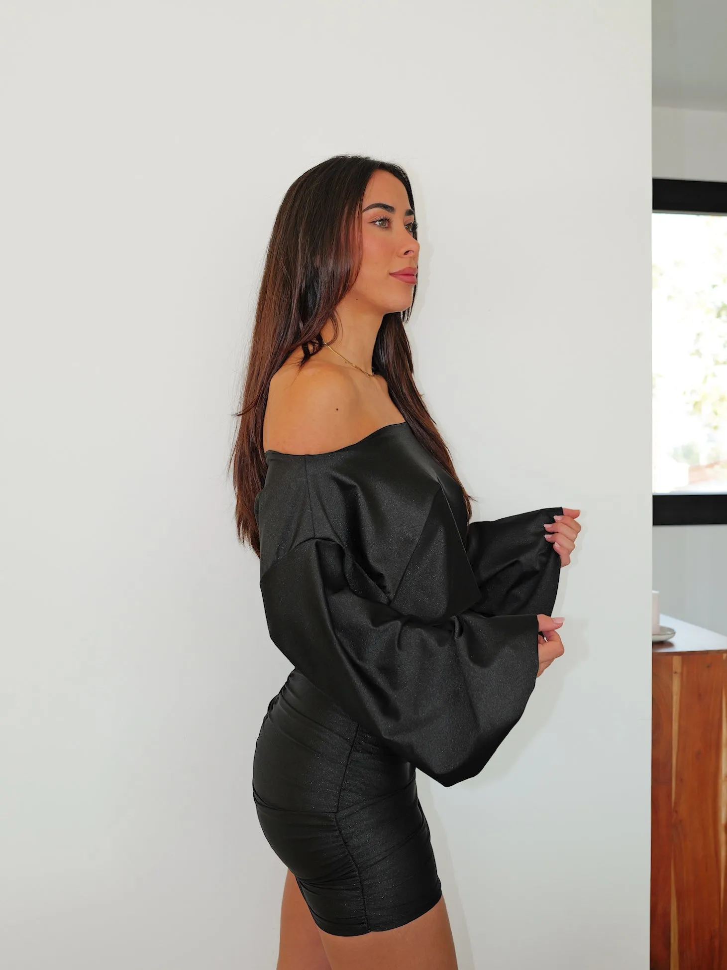 Vestido mini lycra negro sold by Sorellas product image thumbnail 4