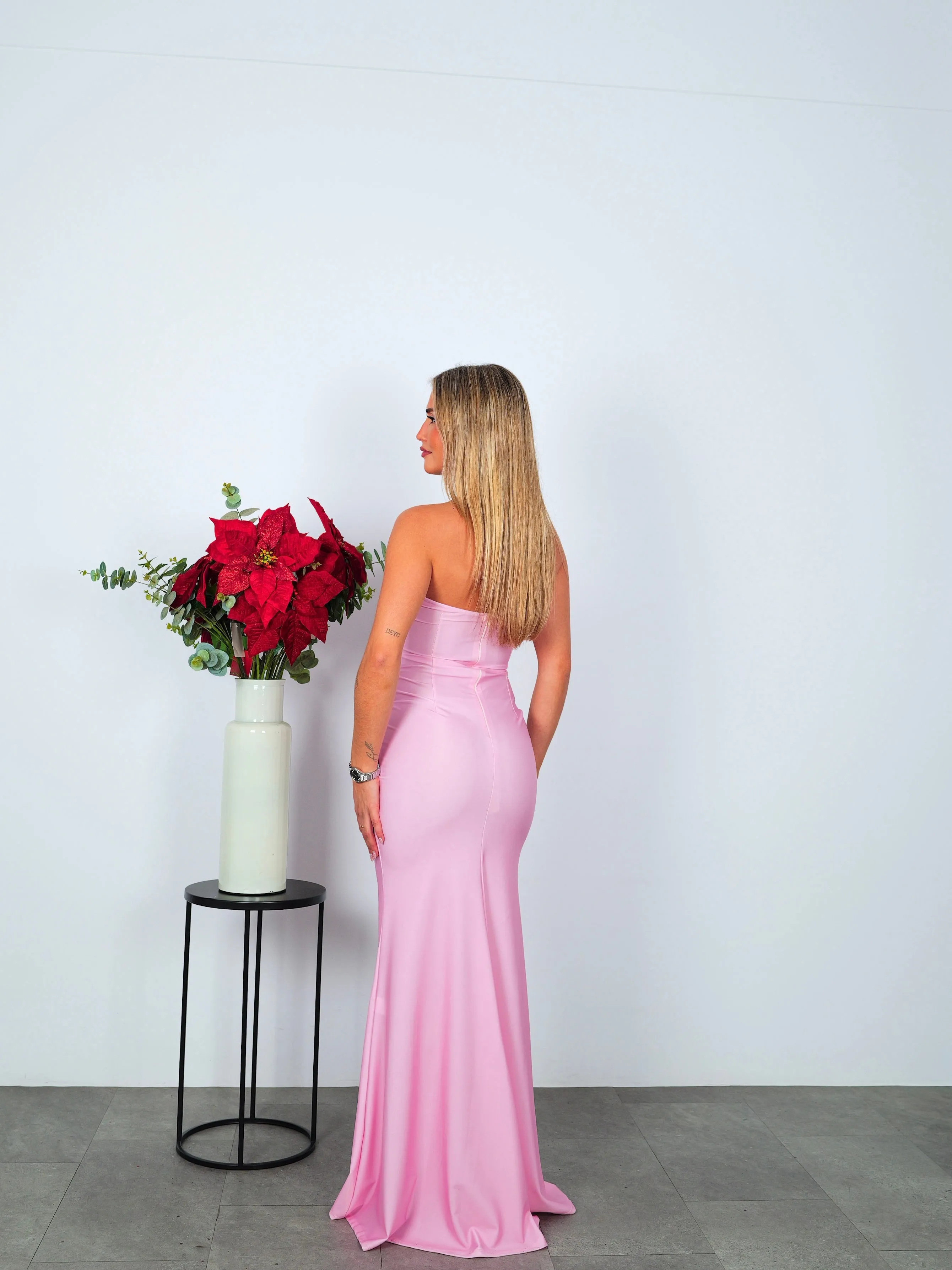 Vestido largo palabra glitter rosa sold by Sorellas product image thumbnail 4