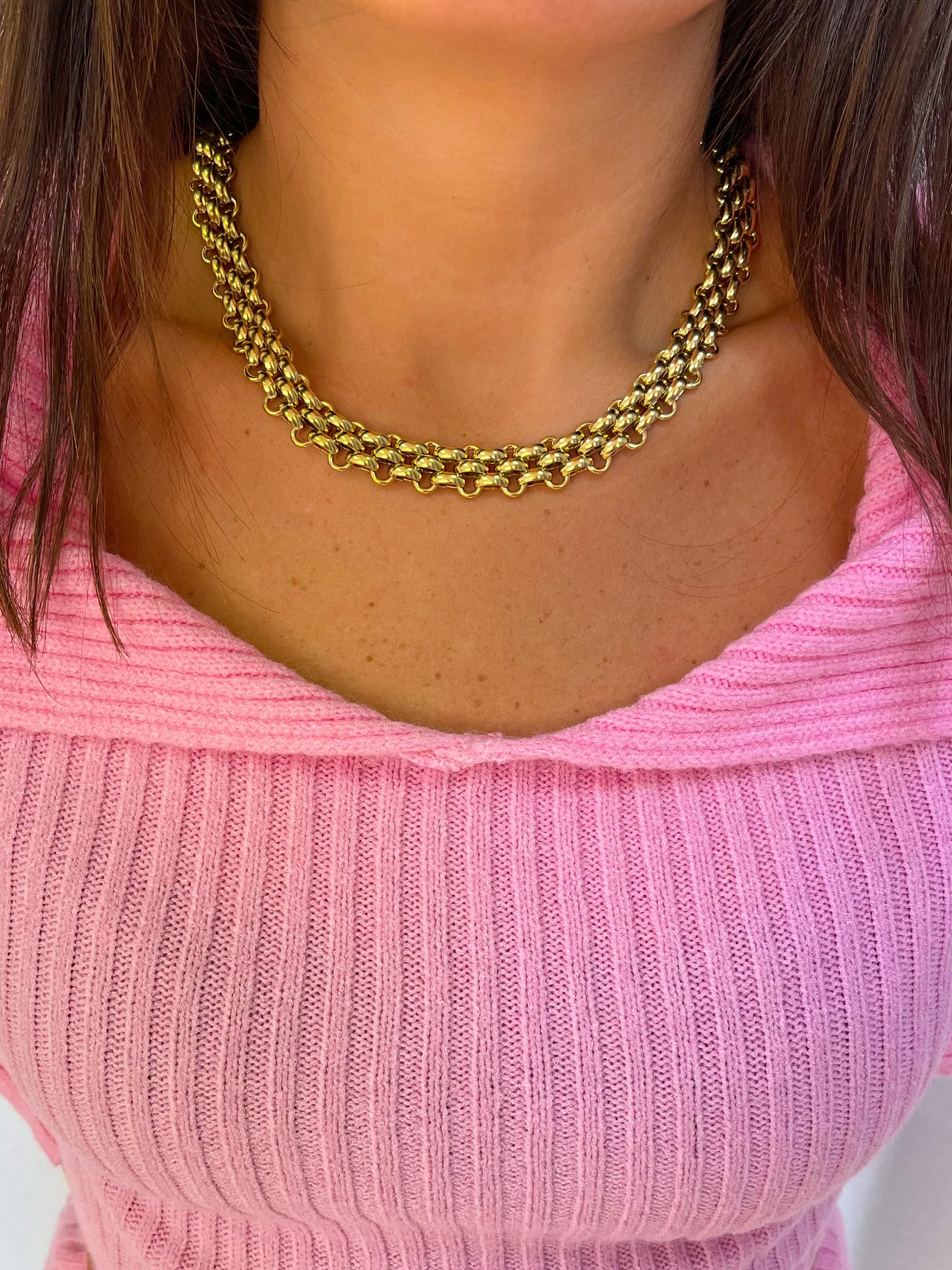 Collar triple trenzado sold by Sorellas product image thumbnail 2