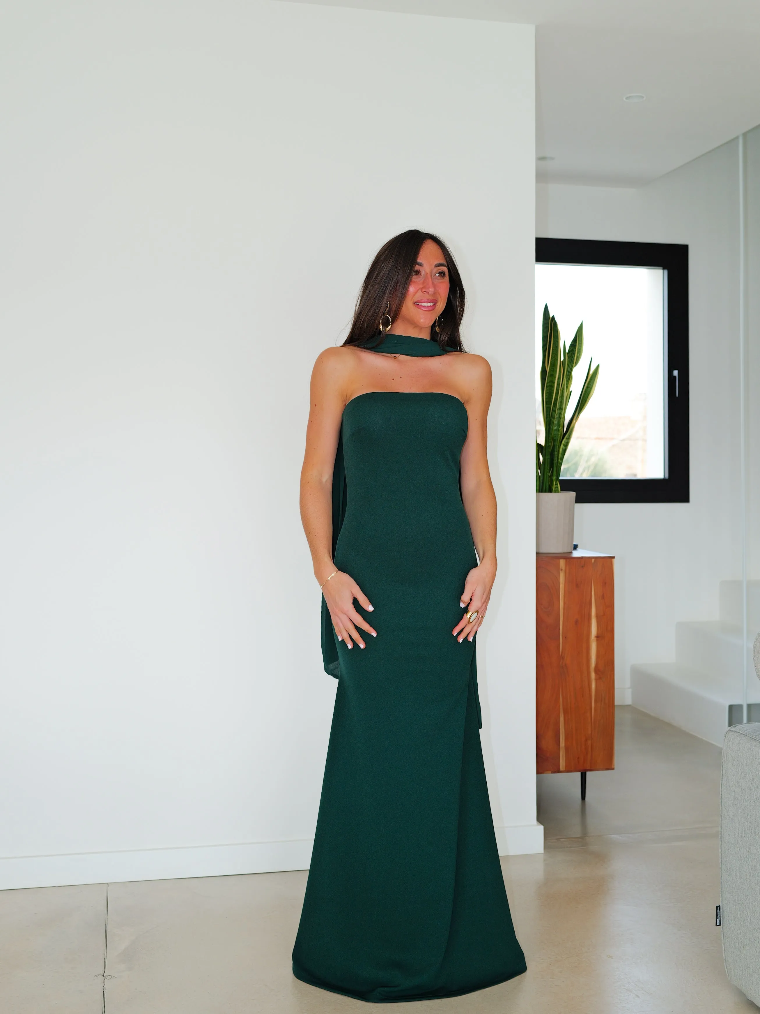 Vestido sirena choker tulle botella sold by Sorellas product image thumbnail 2