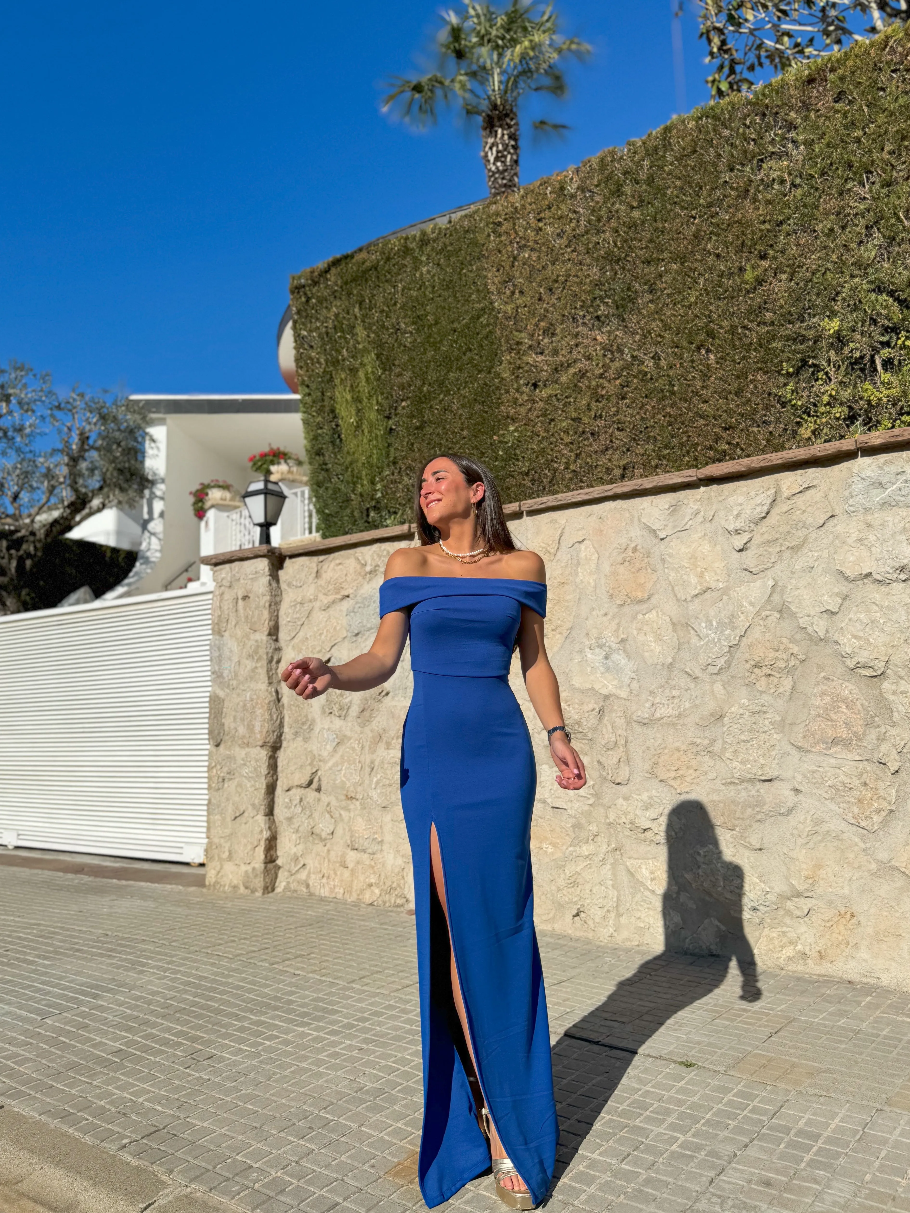 Vestido bardot ajustado klein sold by Sorellas