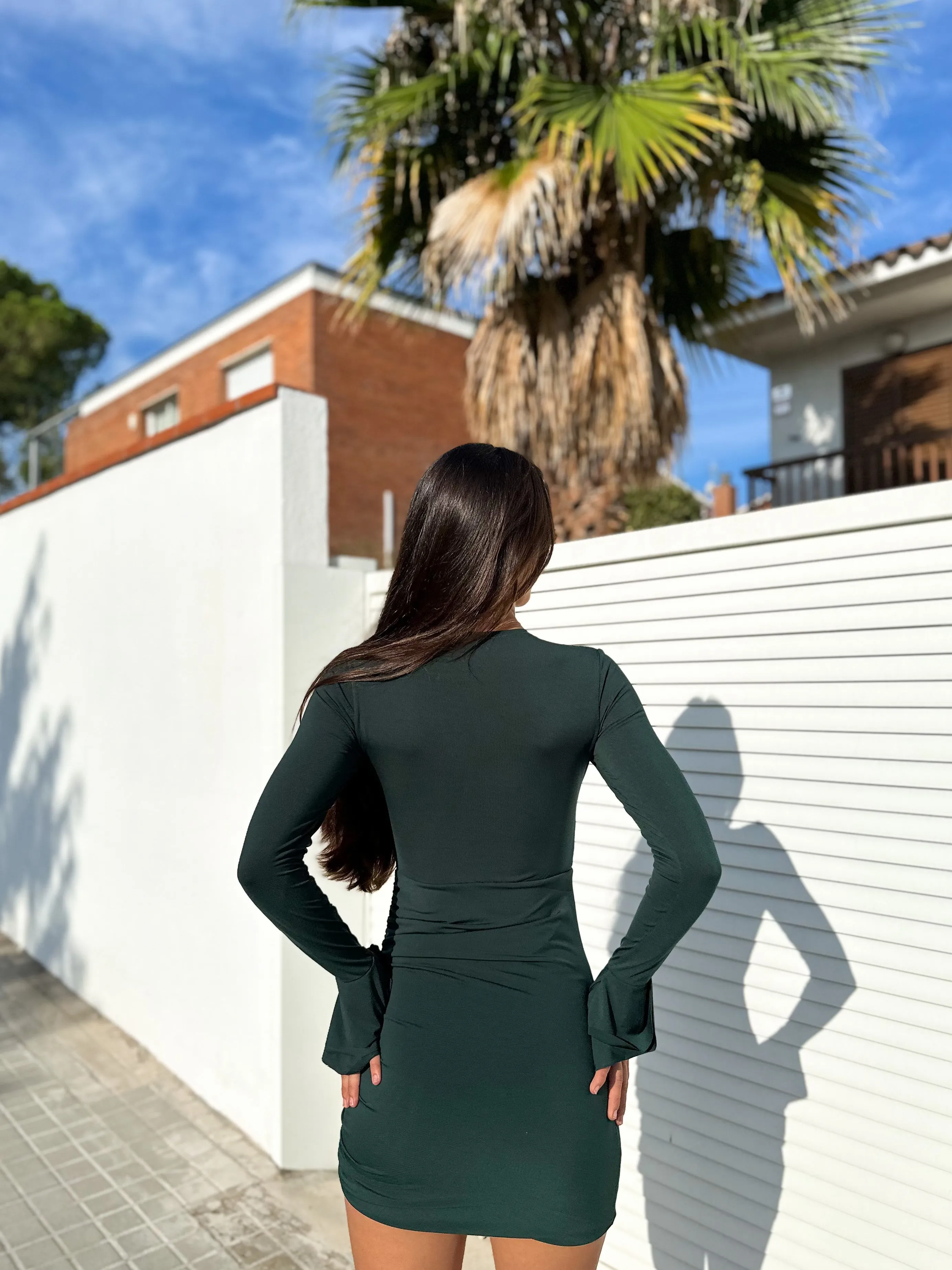 Vestido escote entrelazado botella sold by Sorellas product image thumbnail 5