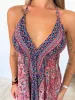 Vestido boho largo coral sold by Sorellas