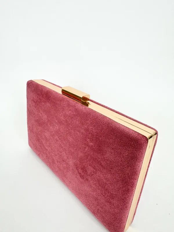 Clutch horizontal rosa sold by Sorellas
