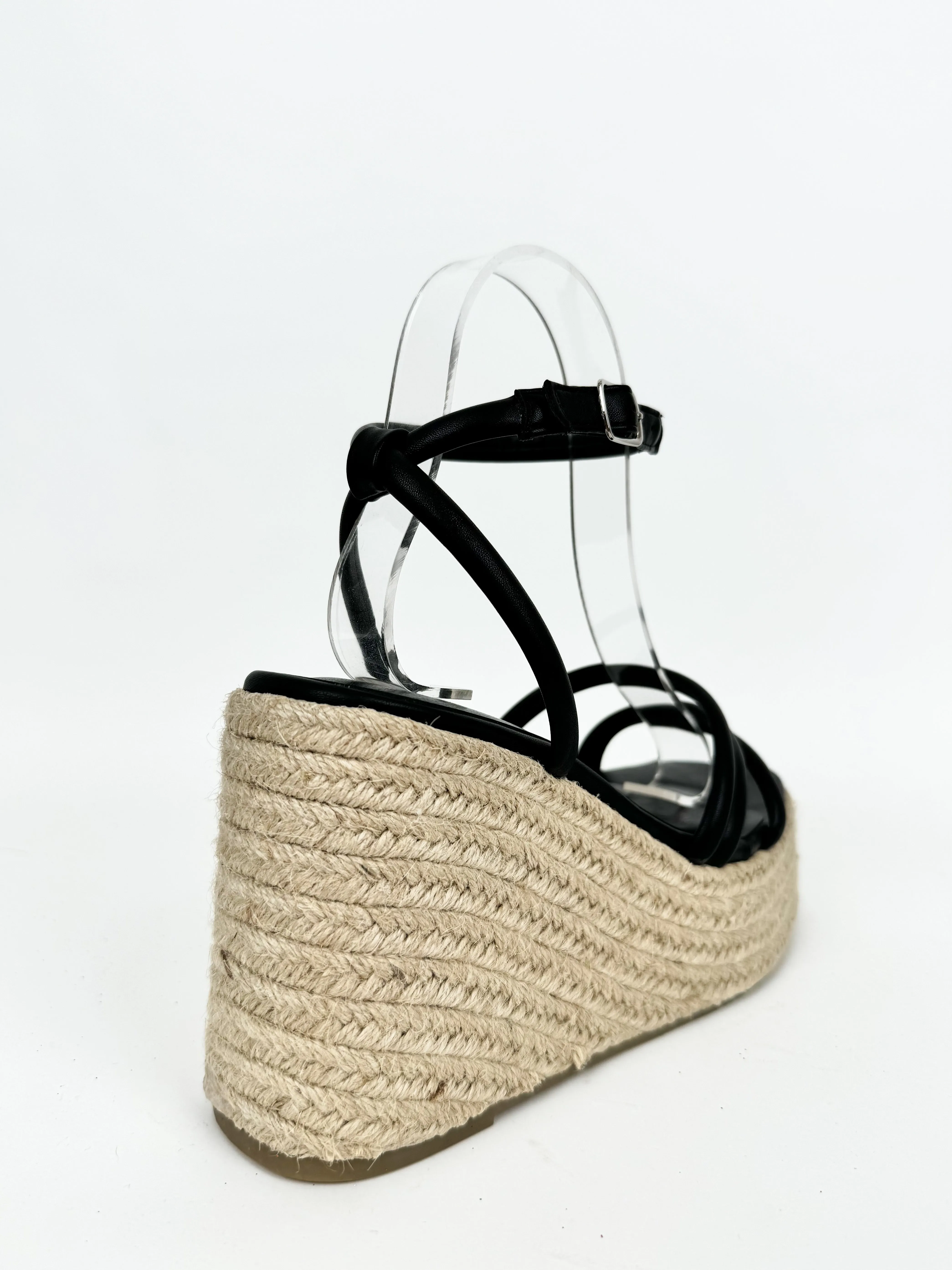 Cuñas plataforma esparto negro sold by Sorellas product image thumbnail 5