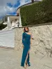 Vestido asim manga choker petróleo sold by Sorellas