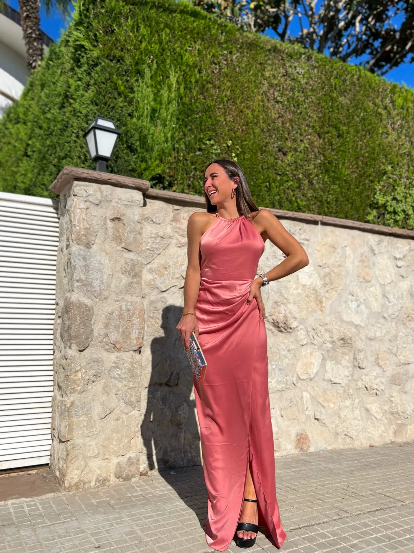 Vestido tubo halter coral sold by Sorellas product image thumbnail 2