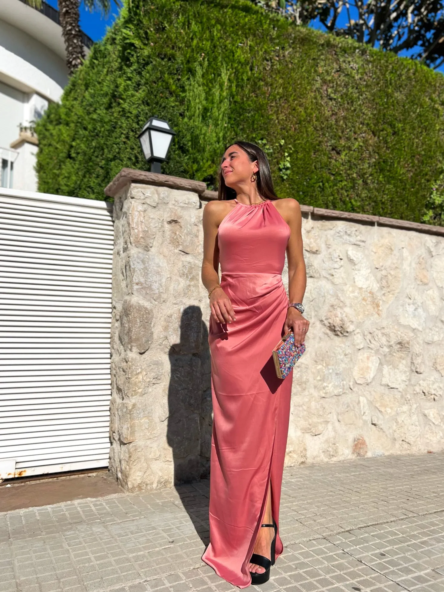 Vestido tubo halter coral sold by Sorellas product image thumbnail 4